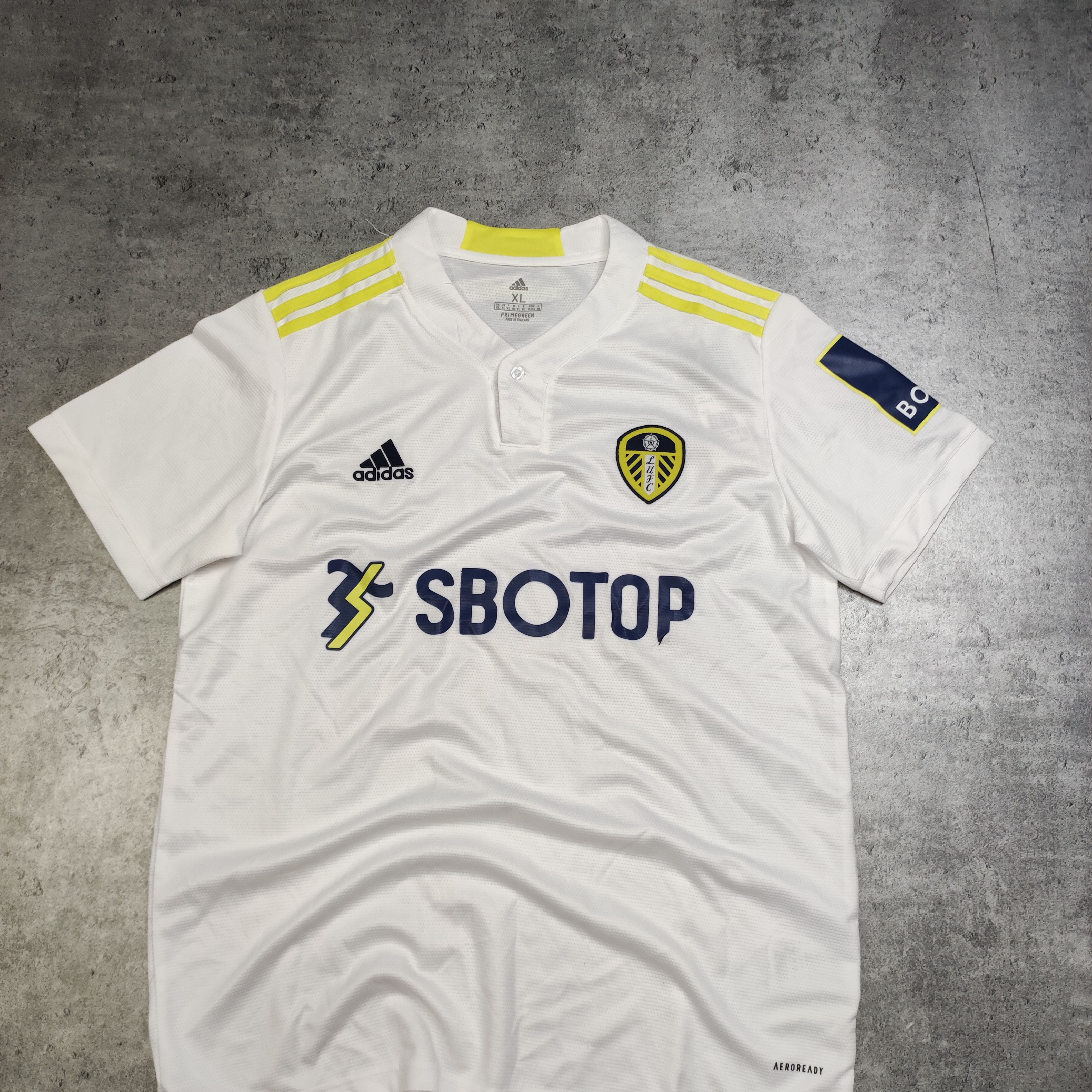 Vintage Vintage RARE Leeds United Adidas Home Football Jersey Size US XL / EU 56 / 4 - 2 Thumbnail