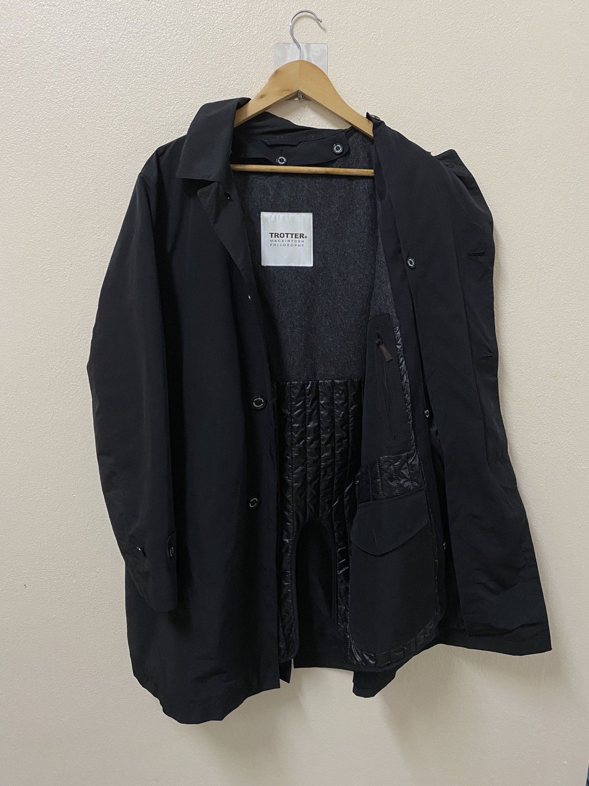 TROTTER Mackintosh Philosophy Quilted Insulated Coat