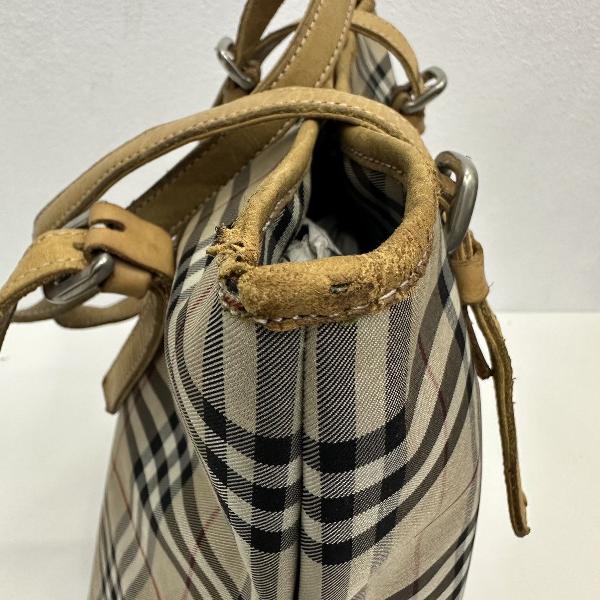 Burberry ‼️YES‼️BURBERRYS BLUE LABEL NOVA CHECK BUCKET SHOULDER BAG Size ONE SIZE - 12 Thumbnail