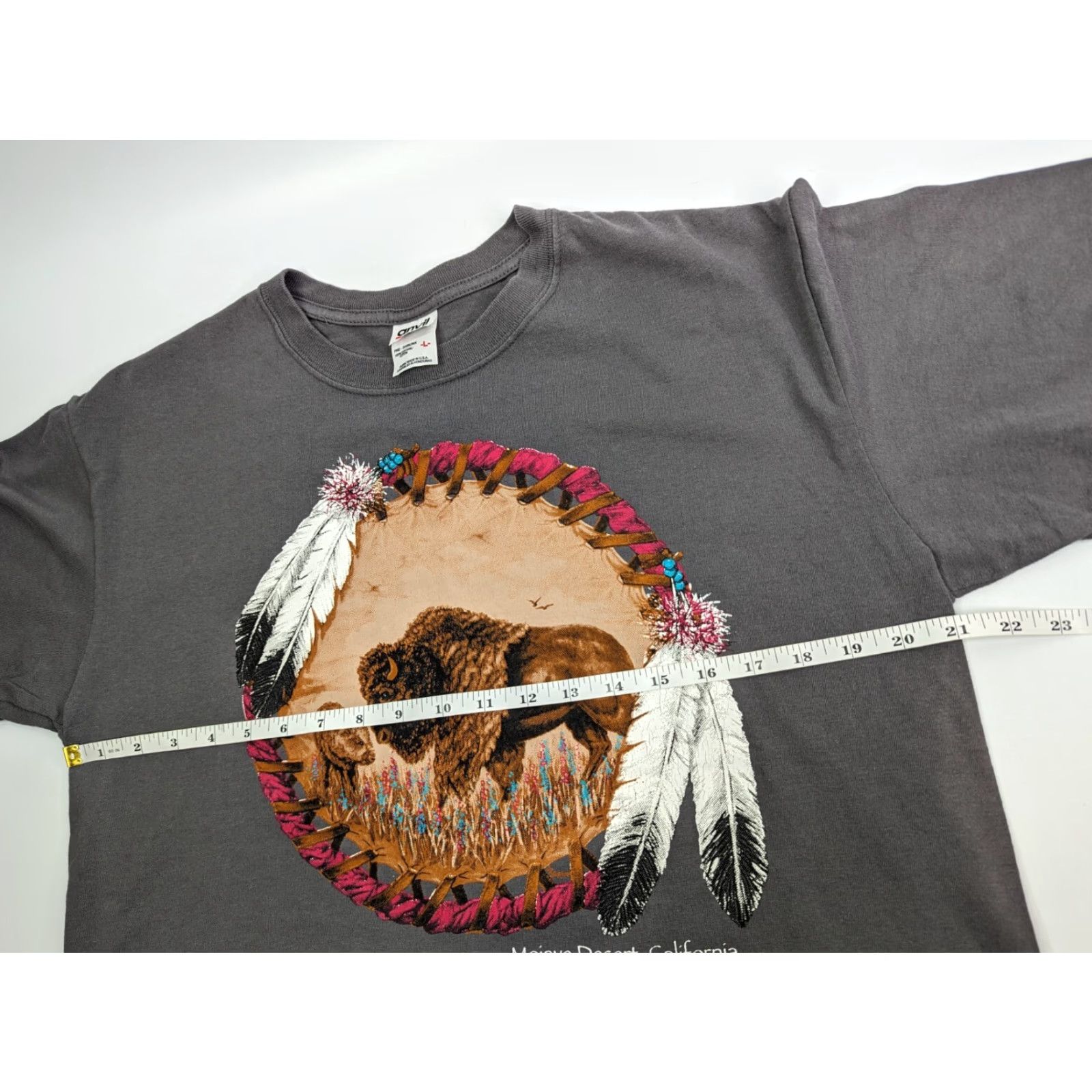 Anvil VINTAGE Mojave Desert Shirt Large Buffalo Dream Catcher California Tee Size US L / EU 52-54 / 3 - 7 Thumbnail