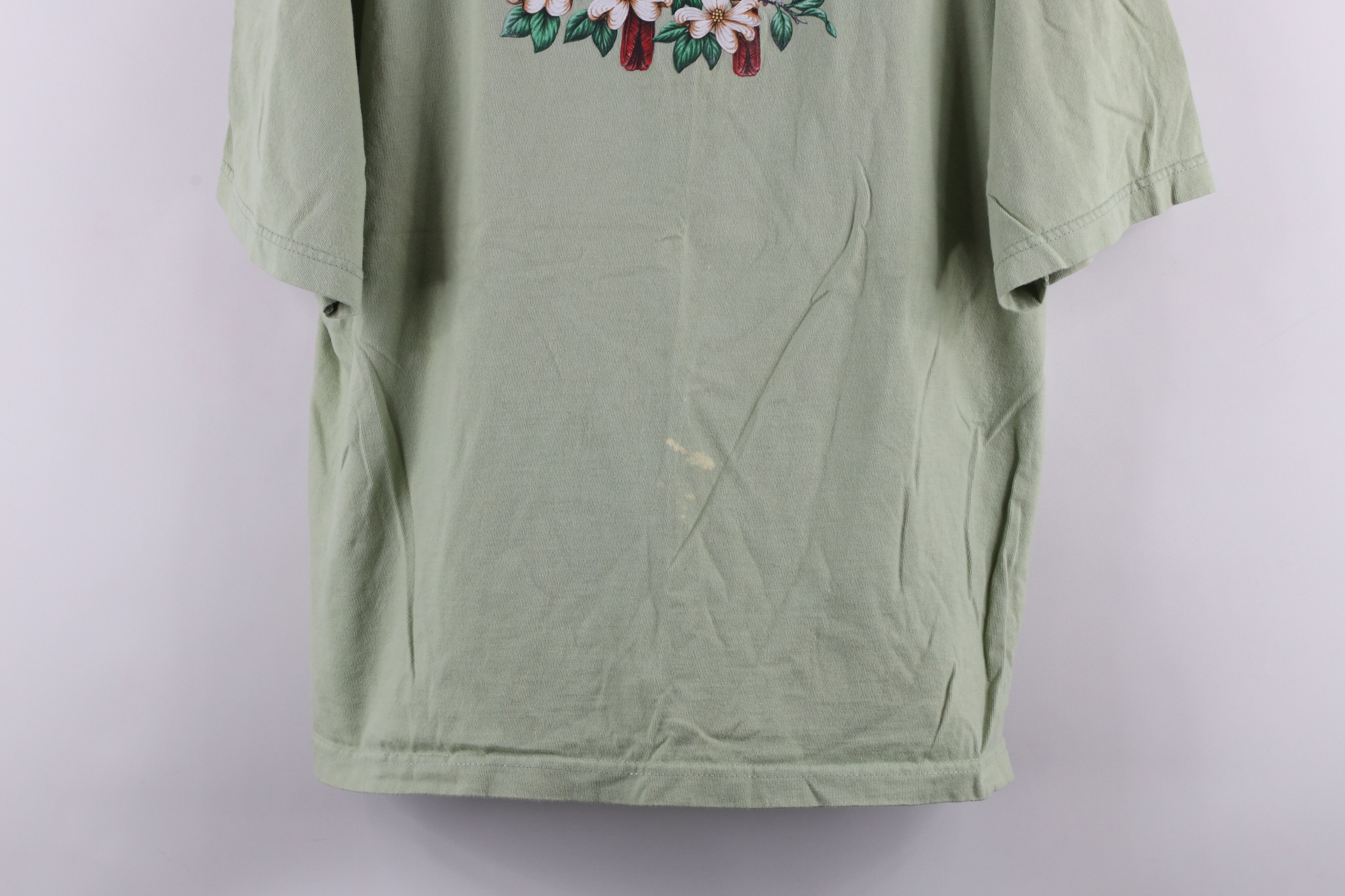 Vintage Vintage 90s Country Primitive Birds T-Shirt Green USA Size XL / US 12-14 / IT 48-50 - 3 Thumbnail