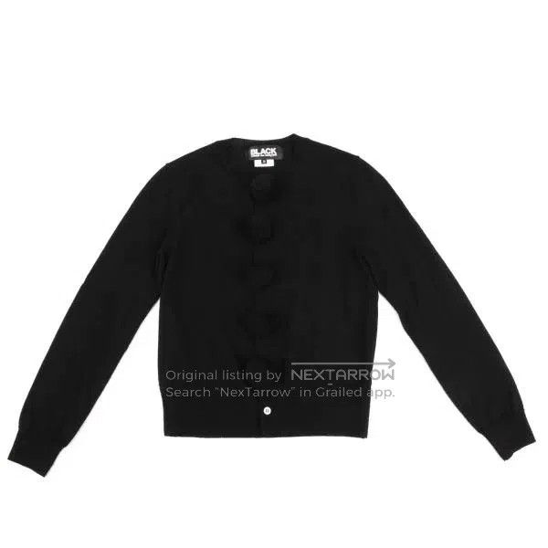 Comme des Garcons Comme Des Garcons Black retro ball knitted coat Size S / US 4 / IT 40 - 2 Thumbnail