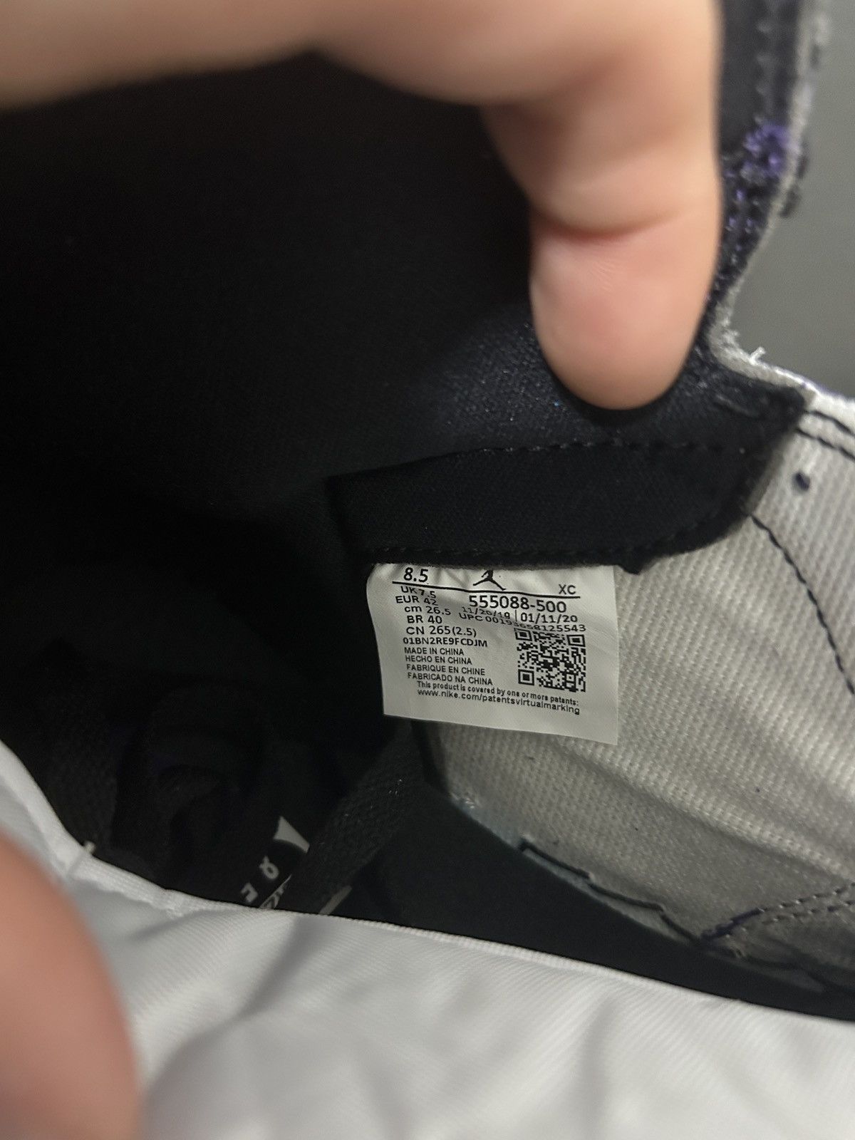 Jordan Brand Jordan 1 High Court Purple 🍇 Size US 8.5 / EU 41-42 - 5 Thumbnail