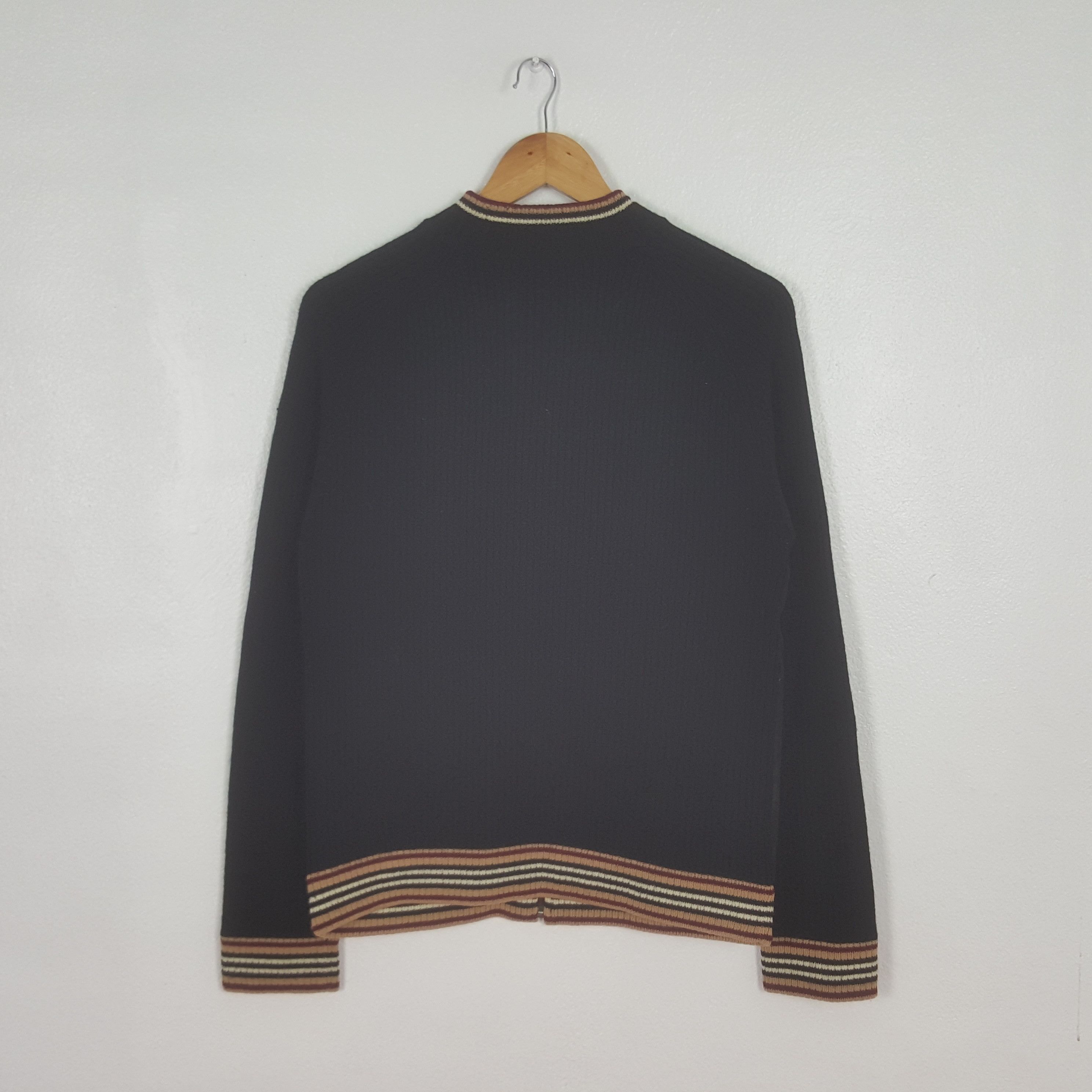 Burberry Vintage Burberry London Designer Sweater Jacket C324N2 Size US XS / EU 42 / 0 - 3 Thumbnail