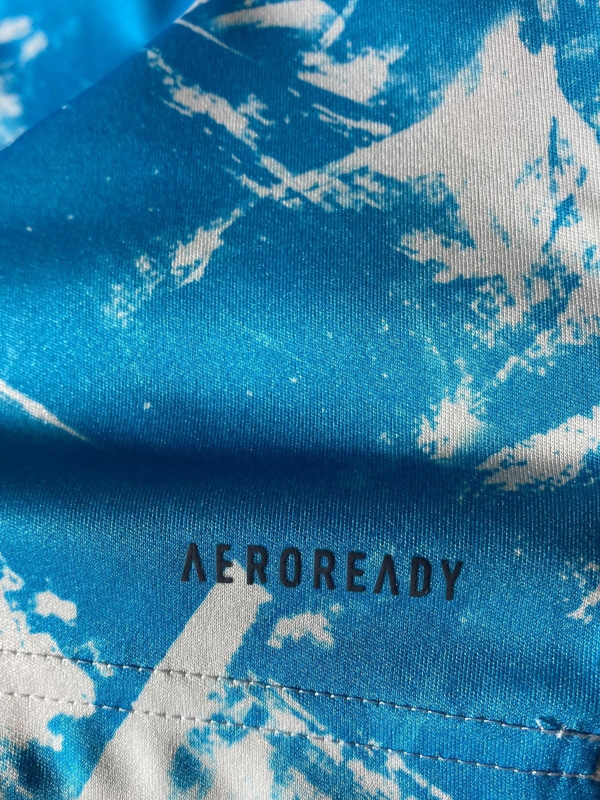 Adidas 🔥 ADIDAS WOLVES JERSEY BLUE SPLATTER FUTURE RAVE XL Size US XL / EU 56 / 4 - 9 Thumbnail