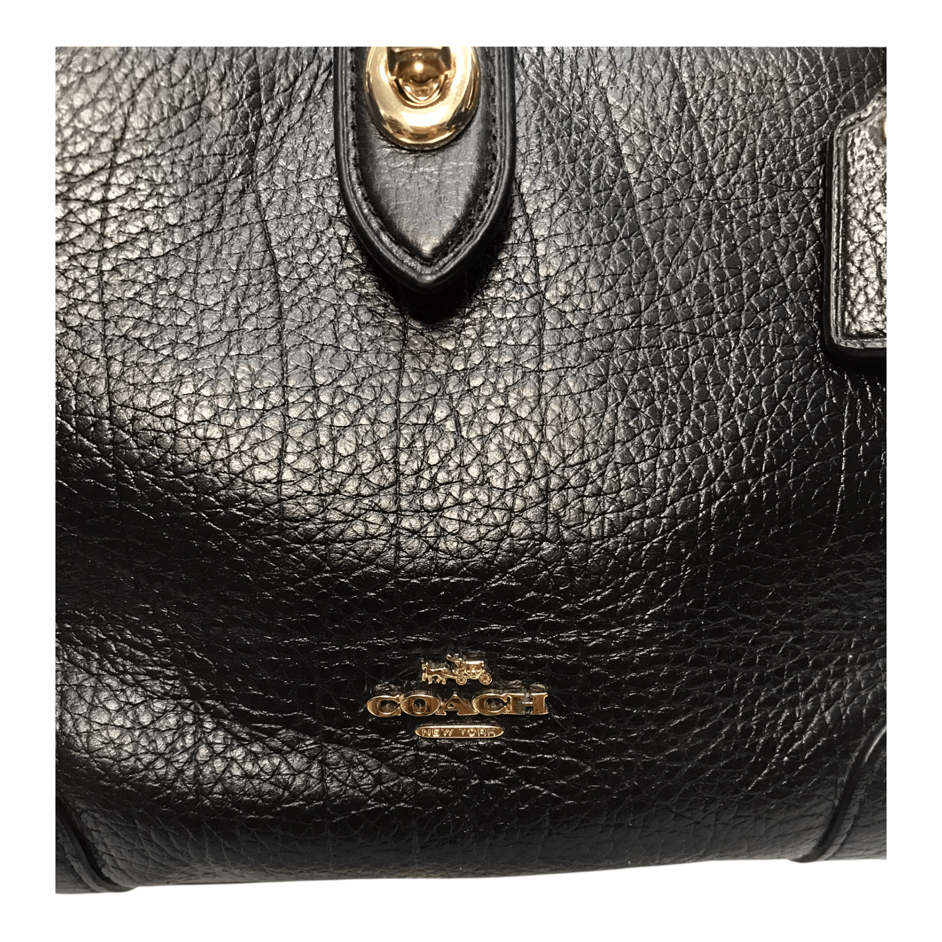 Coach Coach Leather Black Sling/Tote Bag Size ONE SIZE - 3 Thumbnail