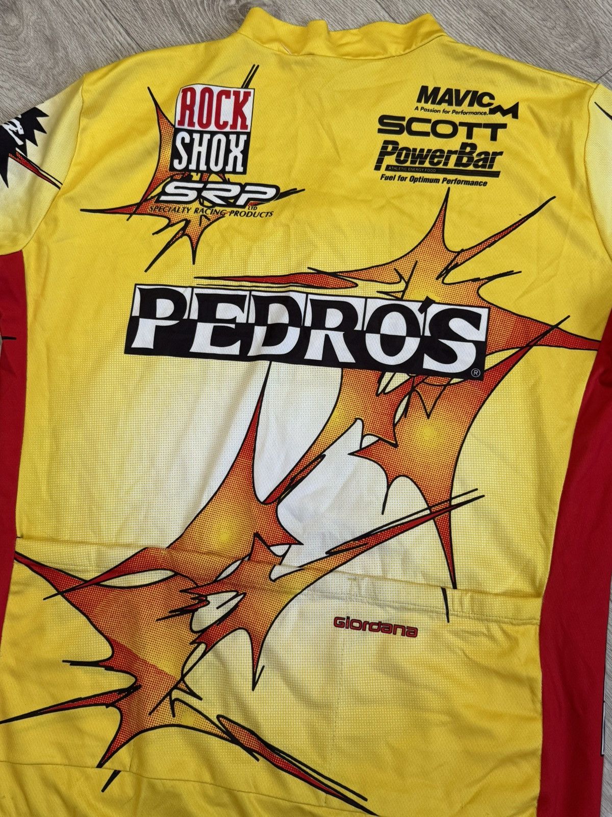 Vintage Vintage Giordana Italy Scott Pedros Cycling Jersey Size US XXL / EU 58 / 5 - 7 Thumbnail
