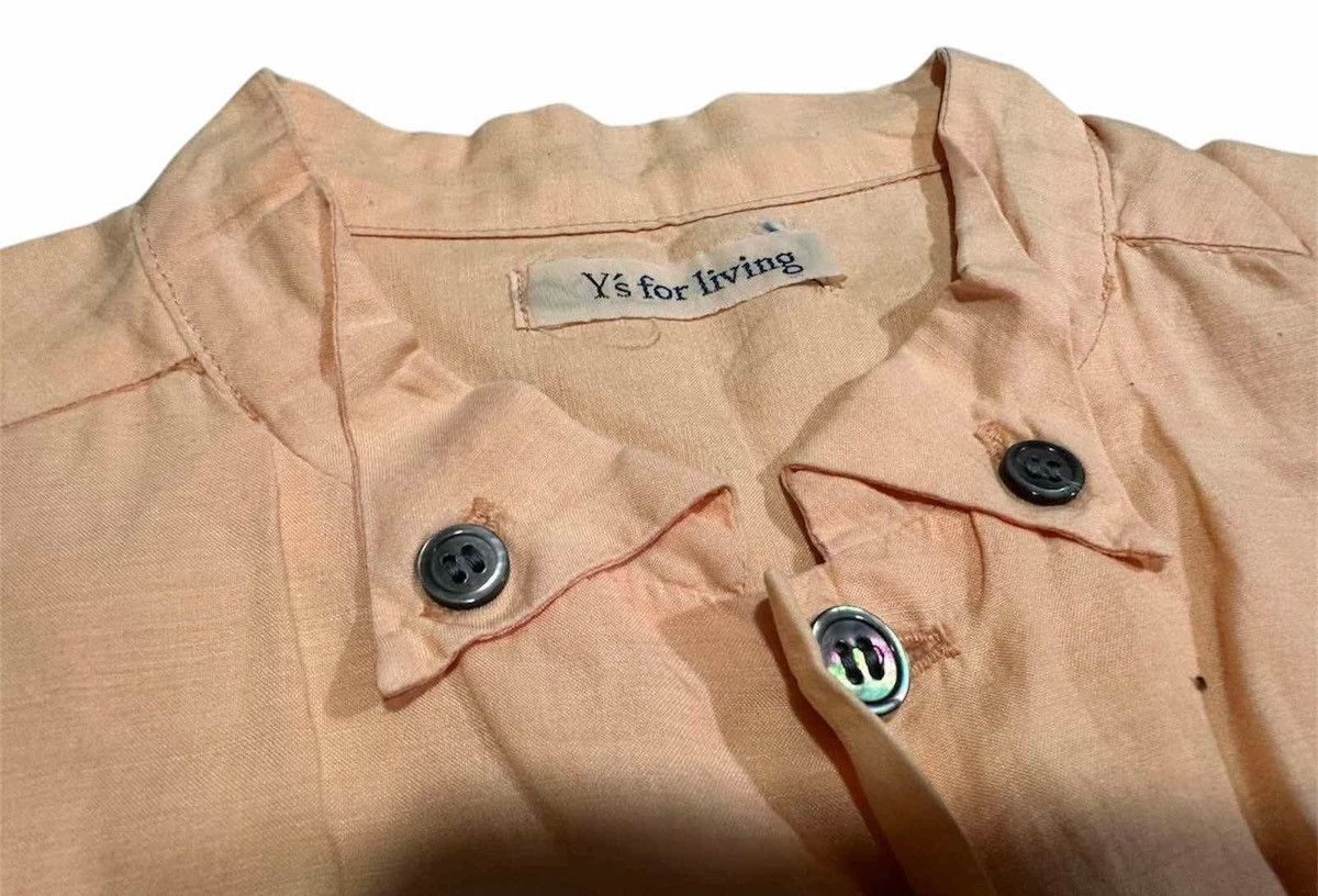 Japanese Brand × Y's × Yohji Yamamoto 🔥Rare Vintage Y’s Yohji Yamamoto Rayon Shirt Big Logo Size US M / EU 48-50 / 2 - 7 Thumbnail