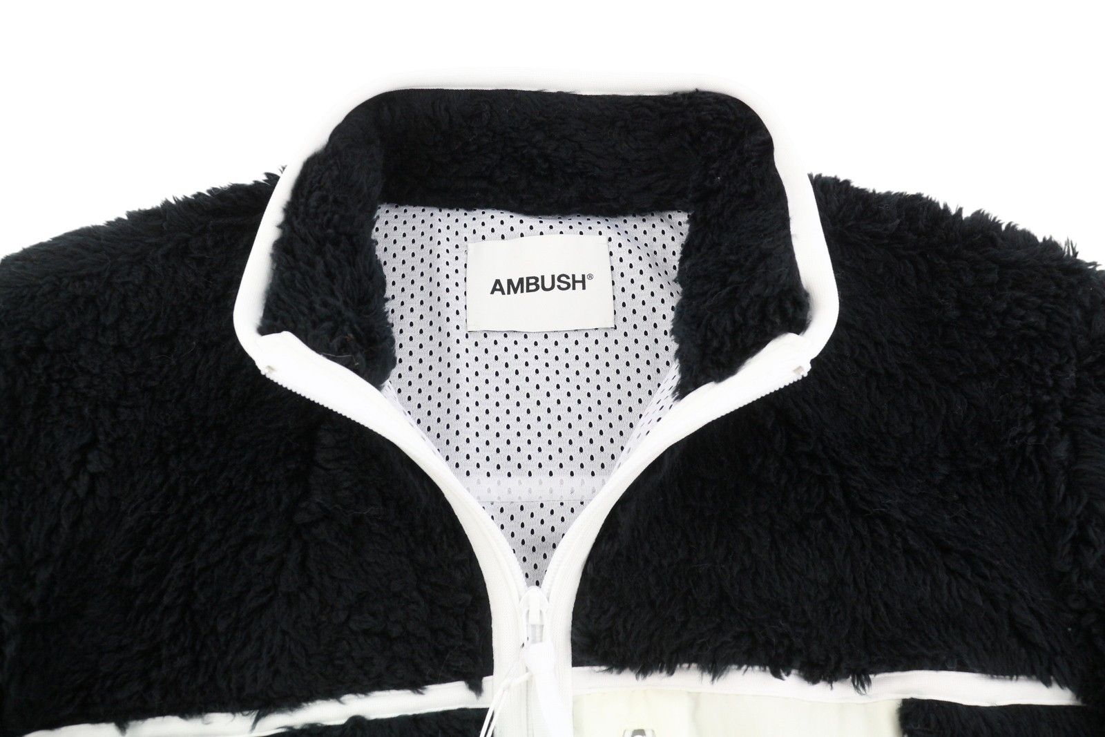 Ambush Design L Black Faux Fur Fleece Zip Lightweight 86772 Size US M / EU 48-50 / 2 - 6 Thumbnail