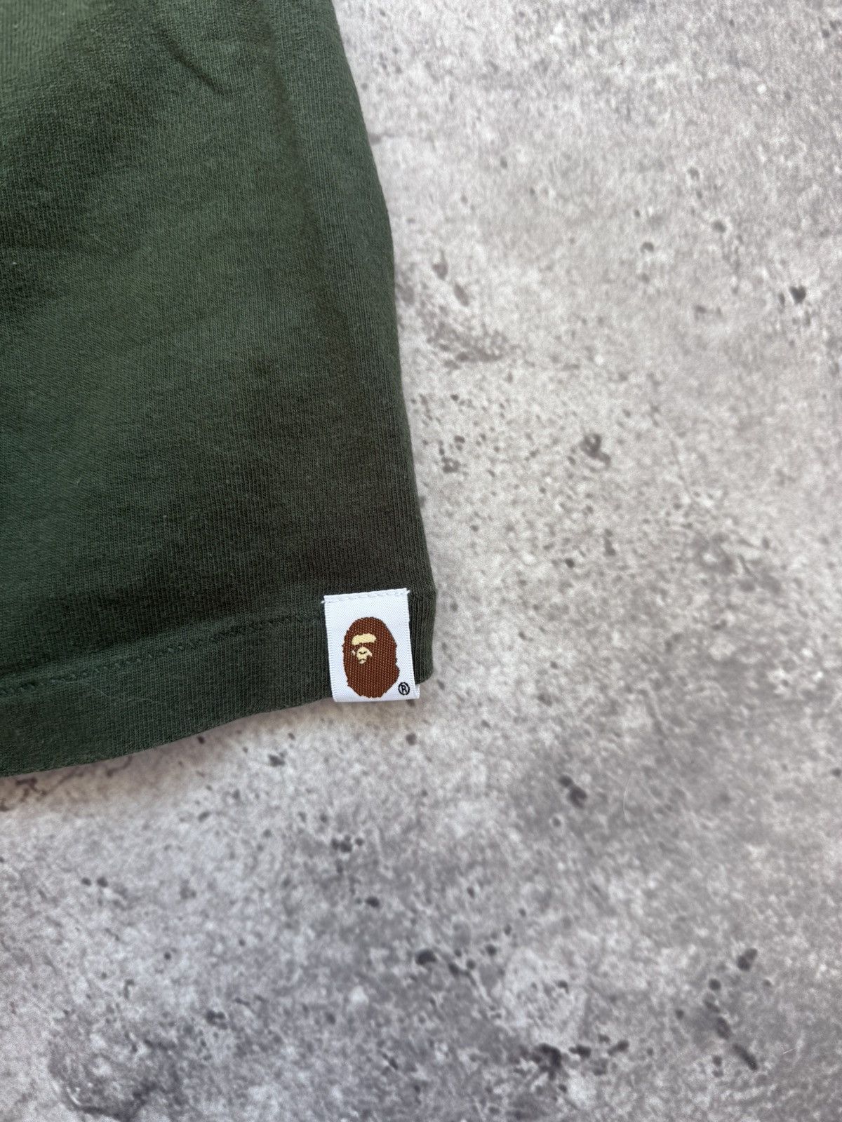 Bape Bape shark green tee Size US M / EU 48-50 / 2 - 2 Thumbnail