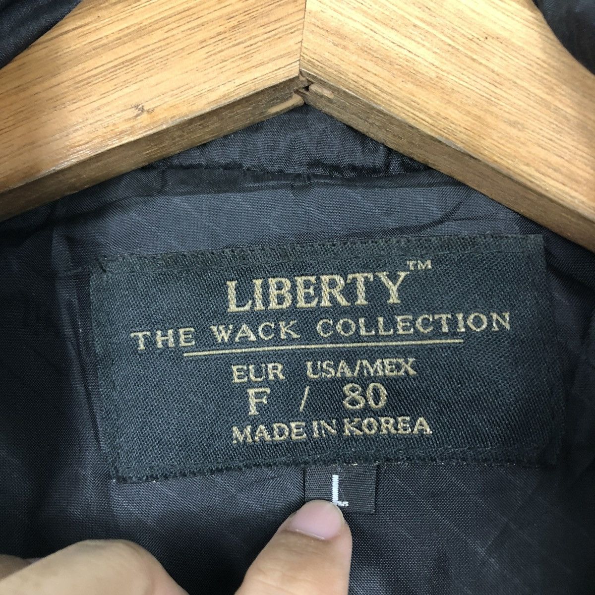 Japanese Brand 🔥VINTAGE BOMBER JACKET ICONIC BLACK BONDAGE LIBERTY Size US L / EU 52-54 / 3 - 20 Thumbnail
