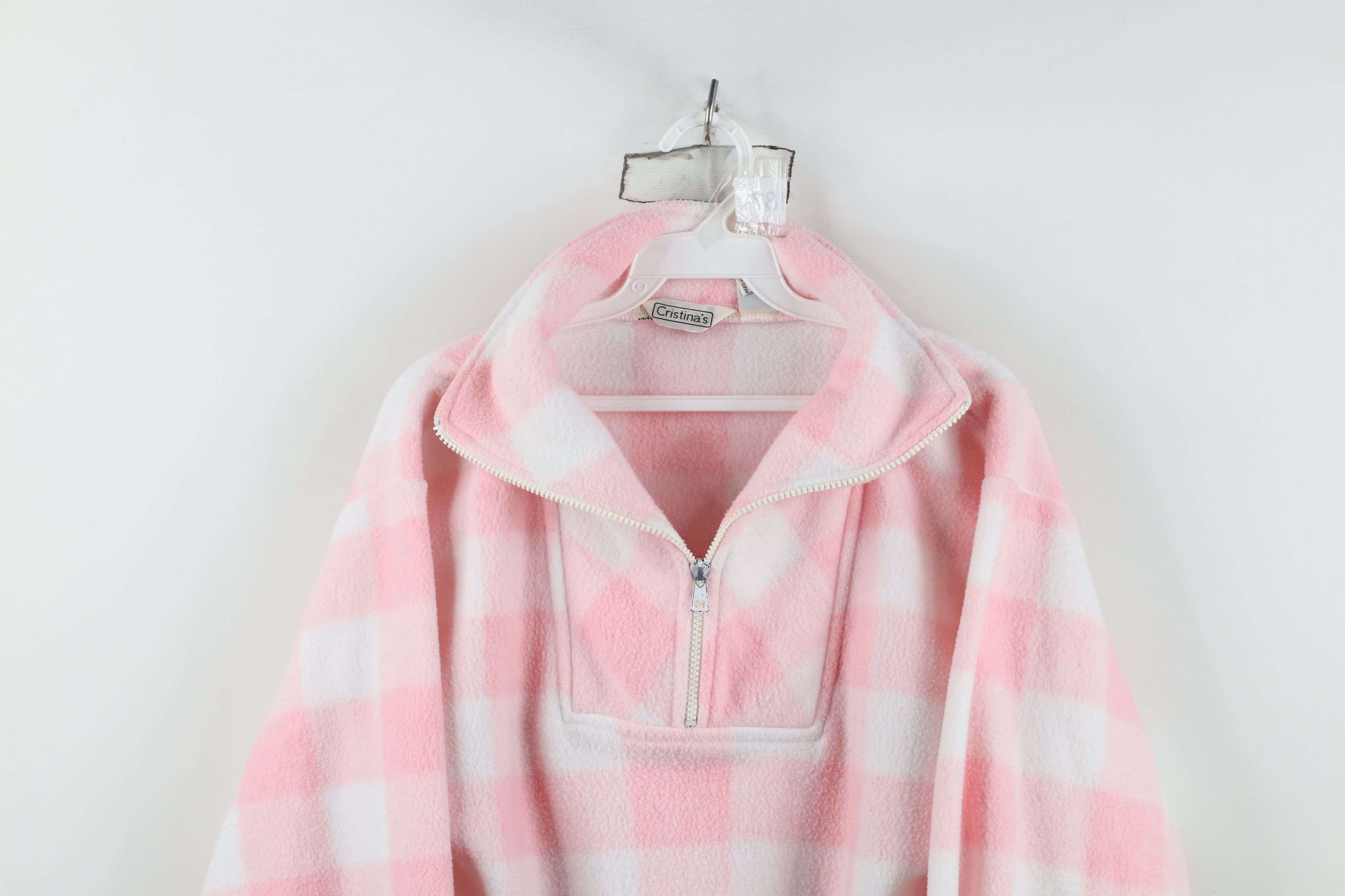 Vintage Vintage 90s Streetwear Fleece Half Zip Pullover Sweater Size S / US 4 / IT 40 - 2 Thumbnail