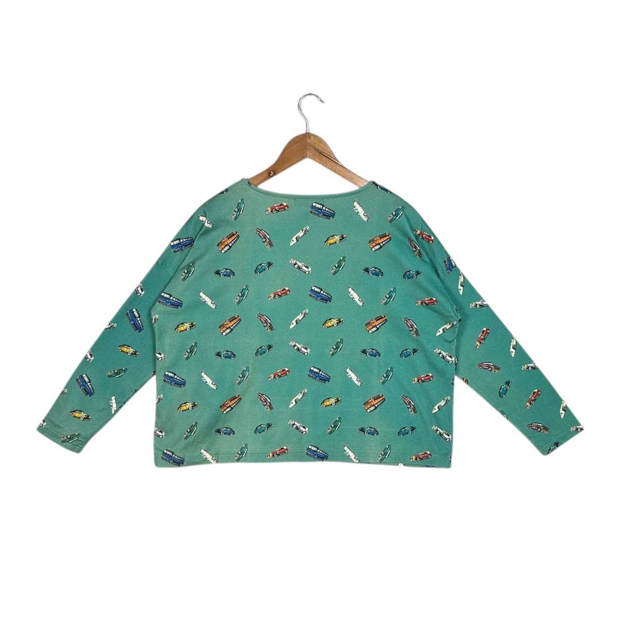 Issey Miyake Issey Miyake Ne-Net Car Overprint Sun Faded Tshirt Size US M / EU 48-50 / 2 - 2 Thumbnail