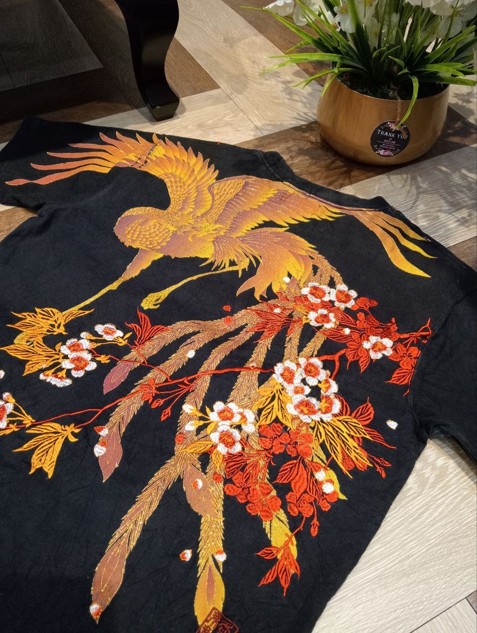 Karakuri Tamashii KARAKURI TAMASHII JAPAN SUKAJAN PHOENIX EMBROIDERY T-SHIRT Size US L / EU 52-54 / 3 - 10 Thumbnail
