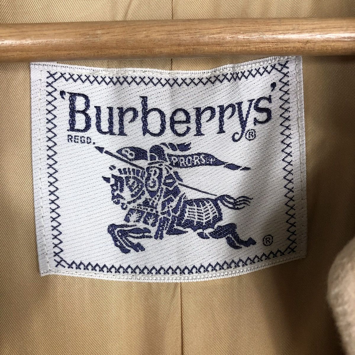 Burberry 🔥VINTAGE LONG WOOL FLY COATS JACKET BURBERRYS HERRINGBONE Size US M / EU 48-50 / 2 - 17 Thumbnail