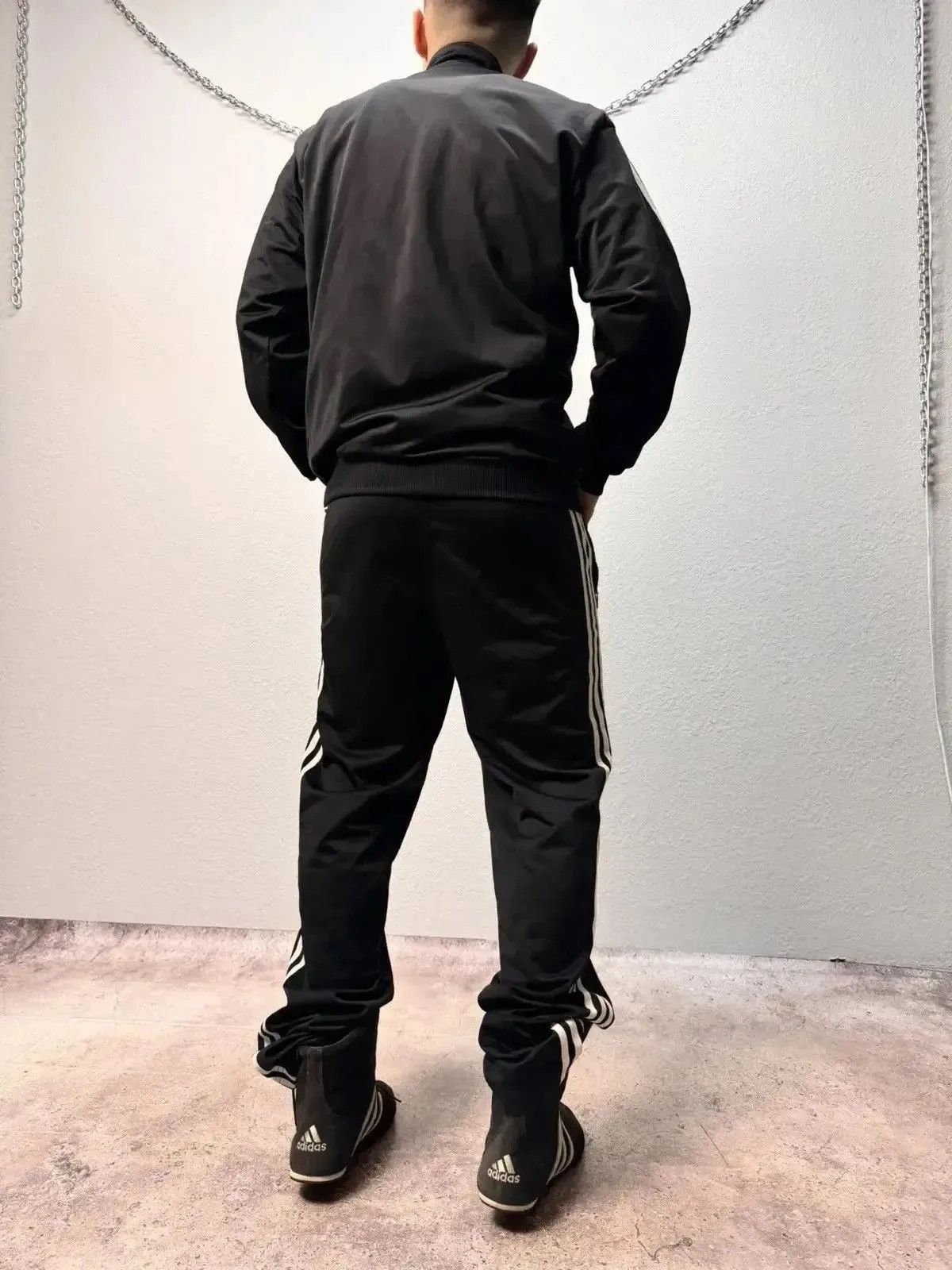 Adidas Japanese Avant-Garde Black Light Jacket Size US M / EU 48-50 / 2 - 3 Thumbnail