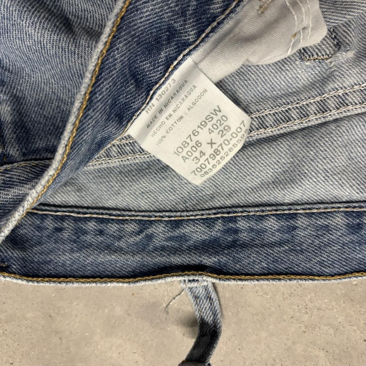 Japanese Brand × Vintage Crazy Vintage Y2K/2000s Light Wash Essential Denim Jeans! Size US 34 / EU 50 - 8 Thumbnail