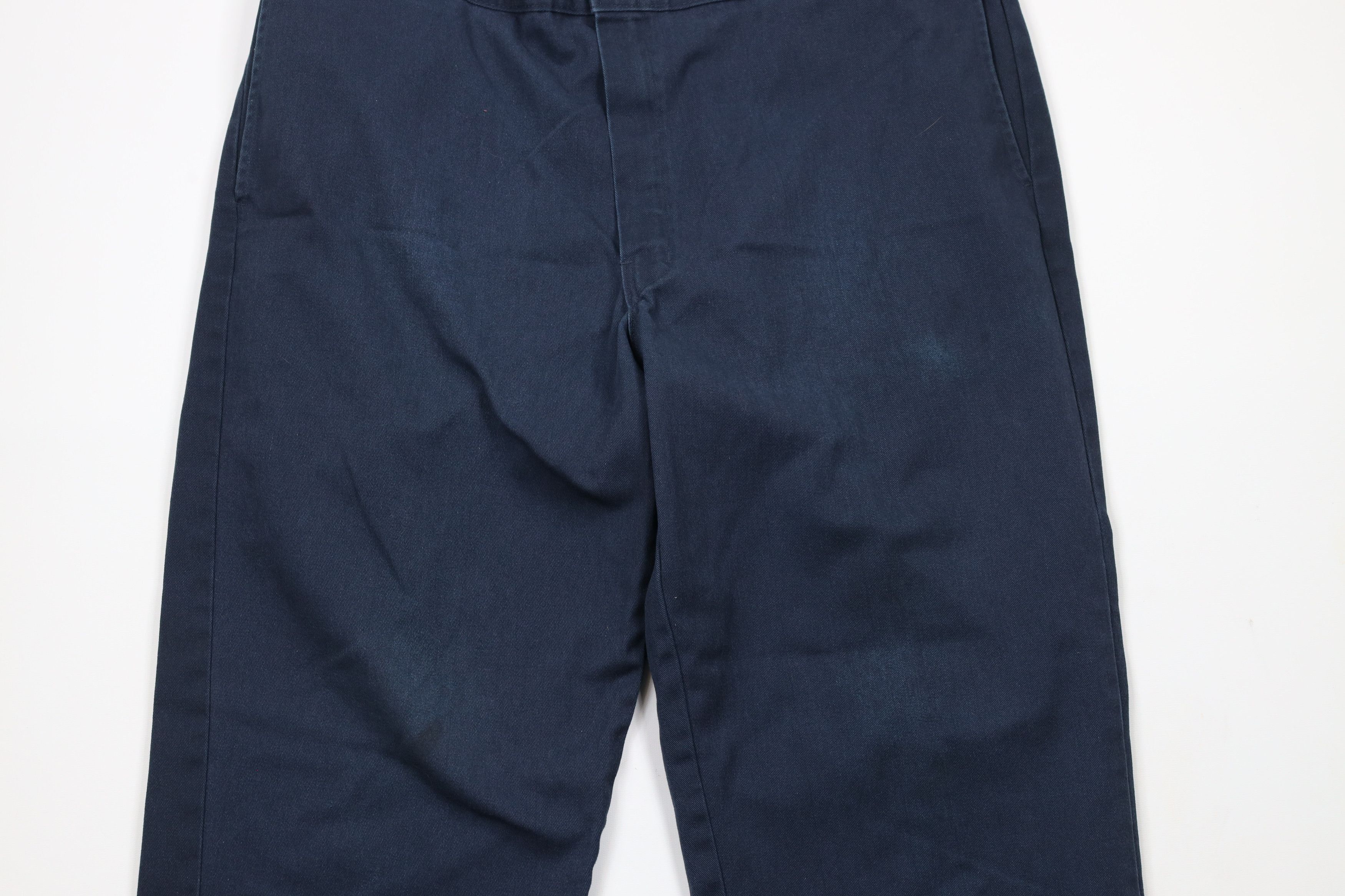Dickies × Vintage Vintage Dickies Out Wide Leg Mechanic Work Pants Navy Blue Size US 38 / EU 54 - 3 Thumbnail