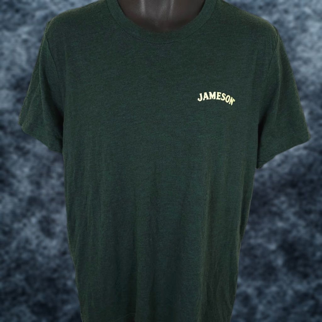 Vintage Jameson Irish Whiskey T Shirt Mens Size Large Green Liquor Promo Shirt Size US L / EU 52-54 / 3 - 1 Thumbnail