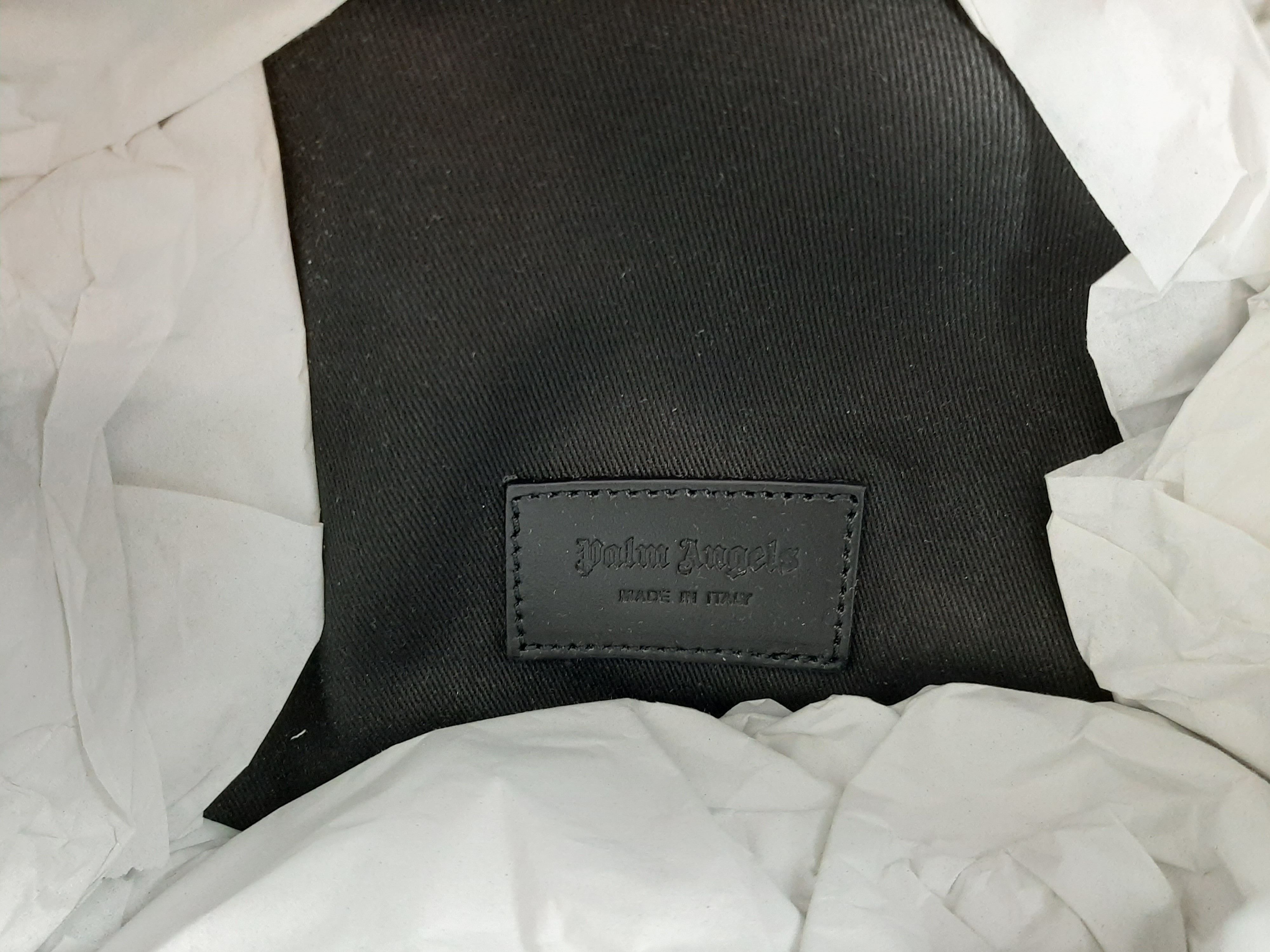 Palm Angels Palm Angels Mini Palms Backpack Black White Men's One Size Size ONE SIZE - 10 Thumbnail