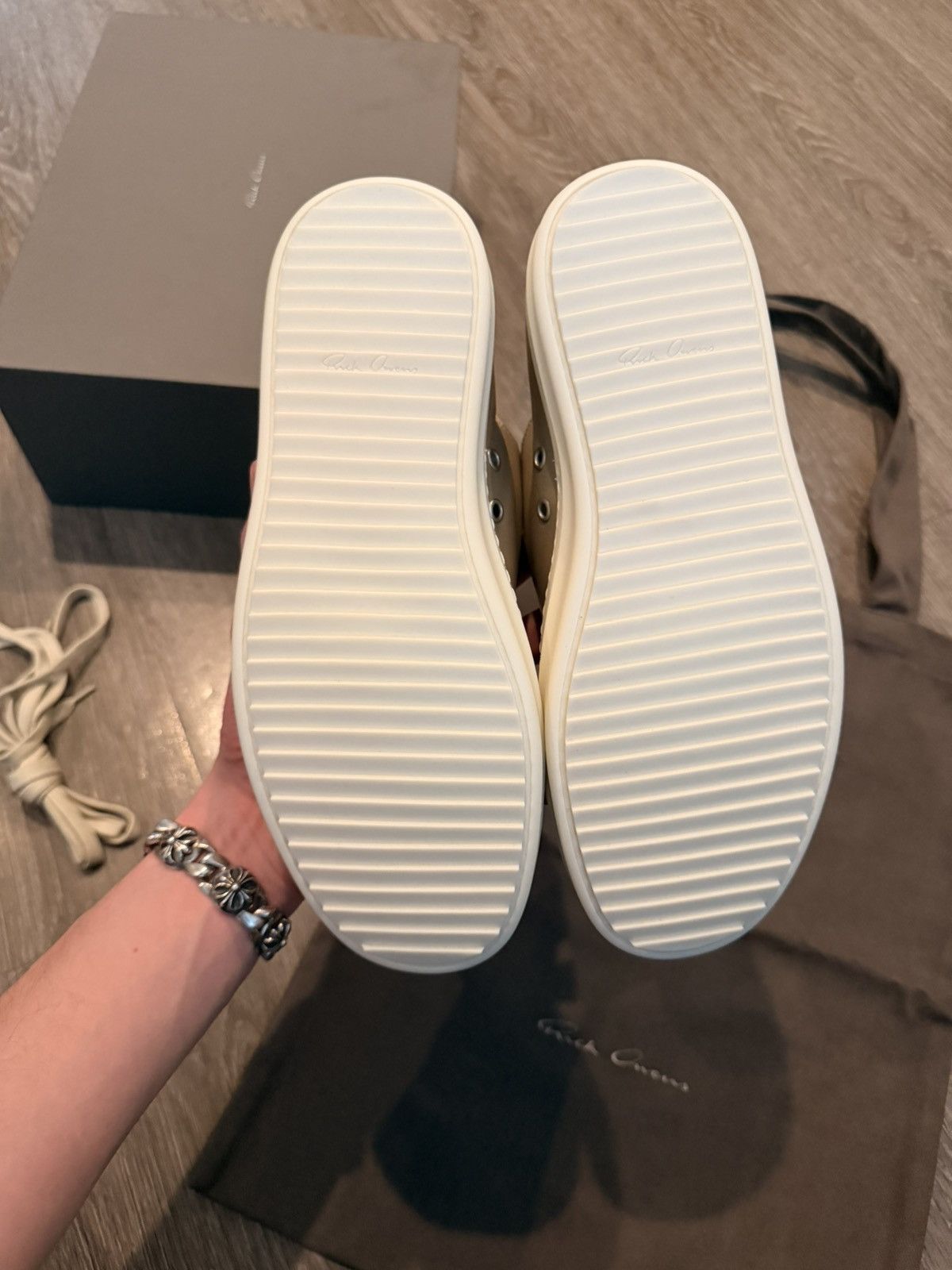 Rick Owens Rick Owens Metallic Gold Ramones Low Size 40.5 Brand New Size US 7.5 / EU 40-41 - 7 Thumbnail