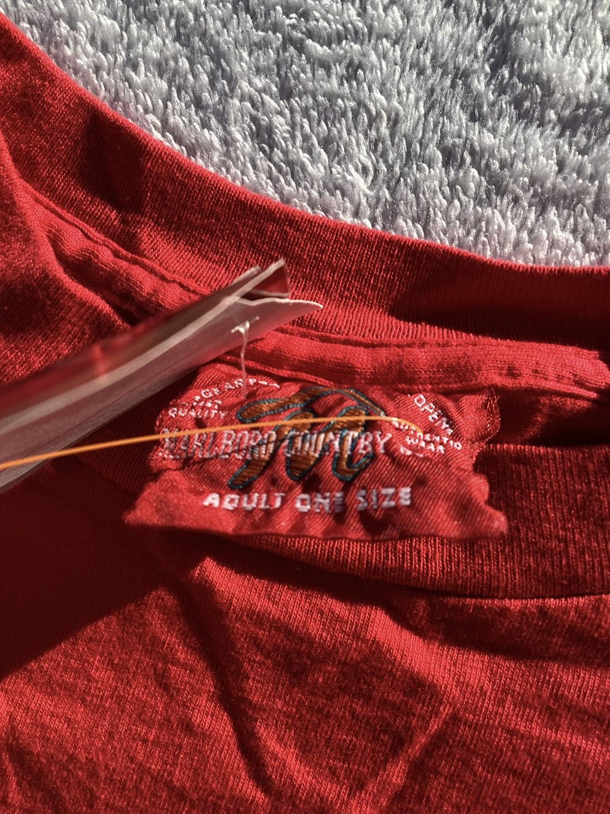 Marlboro 90s Marlboro cigarettes country store cowboy NWT pocket Tee Size US XL / EU 56 / 4 - 5 Thumbnail