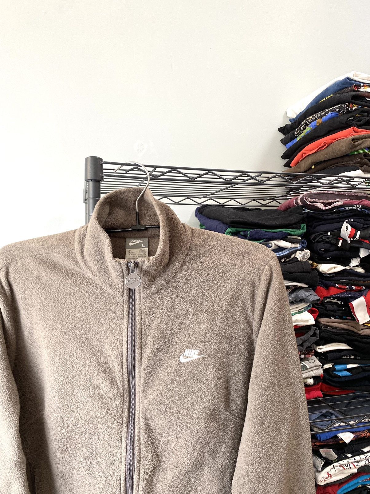 Nike Vintage Nike Fleece Sweatshirt Travis Scott Style Size L / US 10 / IT 46 - 2 Thumbnail