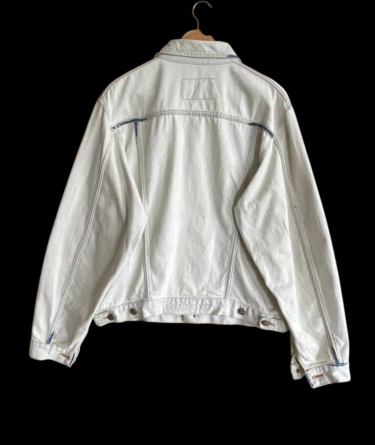 Giorgio Armani Vintage Brand Giorgio Armani Denim Trucker Jacket 1990s Size US M / EU 48-50 / 2 - 2 Thumbnail