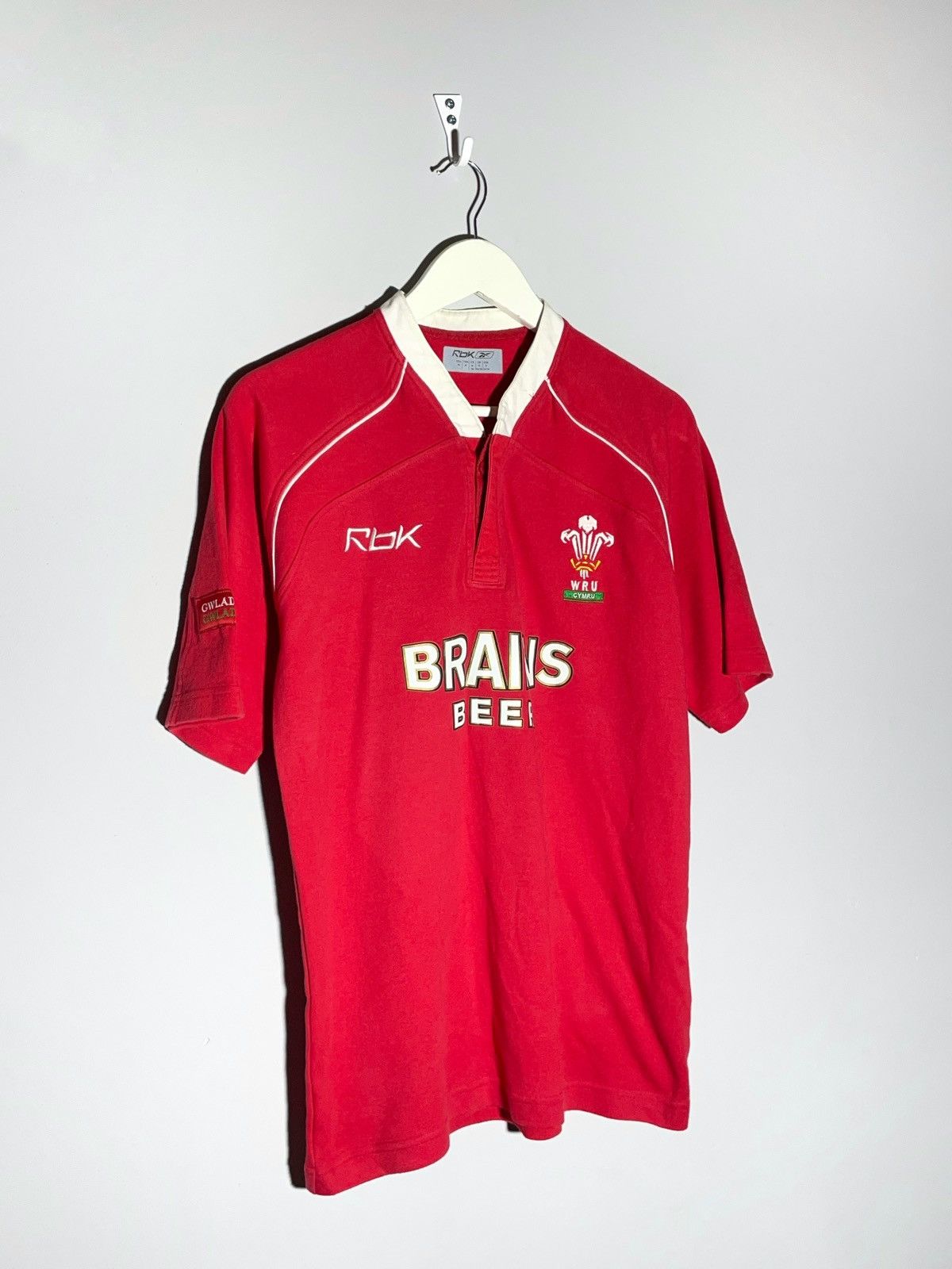 Reebok × Vintage Vintage Wales Rugby Jersey 2002/2004 Y2K Long Sleeve Reebok Size US S / EU 44-46 / 1 - 2 Thumbnail