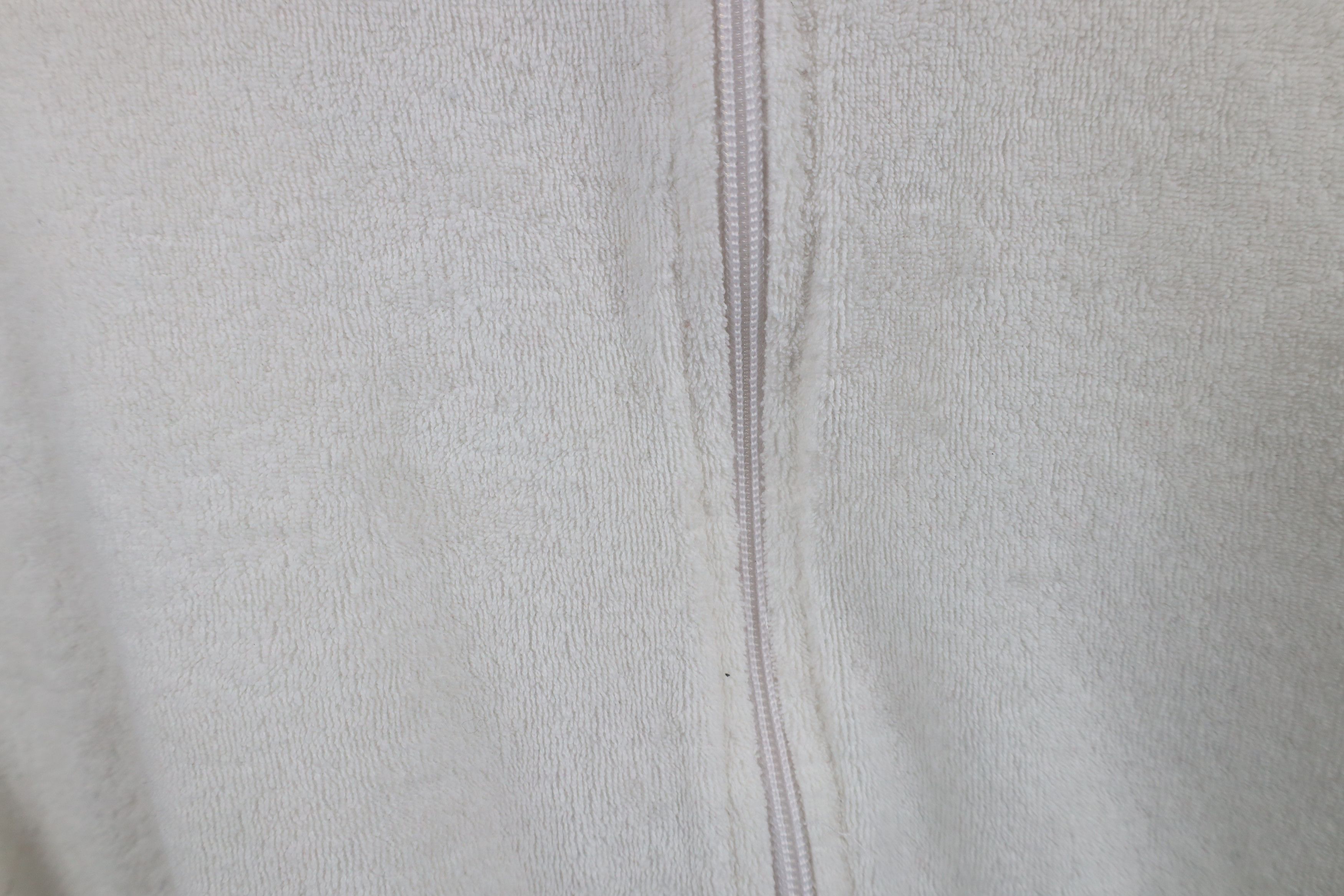 Vintage Vintage 90s Y2K Babydoll Terry Cloth Hoodie White USA Size XL / US 12-14 / IT 48-50 - 6 Thumbnail