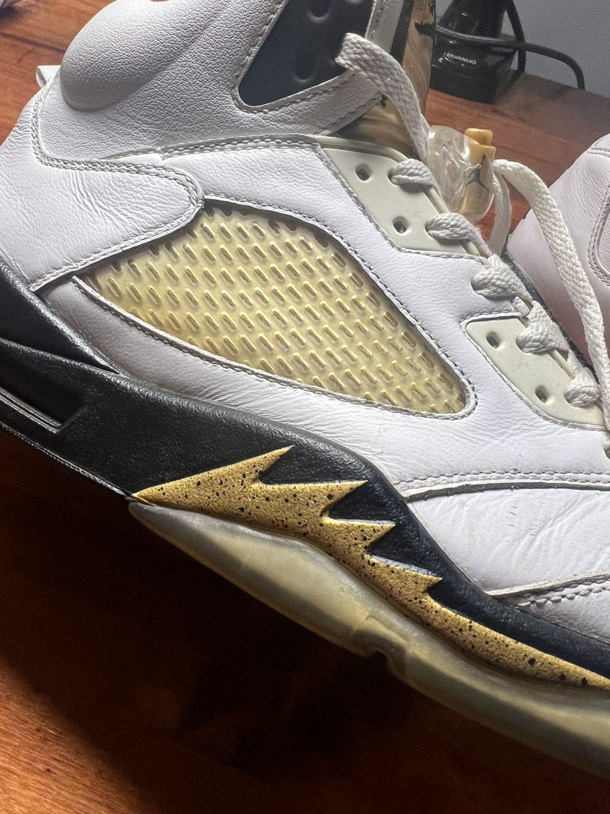 Jordan Brand Air Jordan 5 Retro Olympic Size 12 Size US 12 / EU 45 - 3 Thumbnail