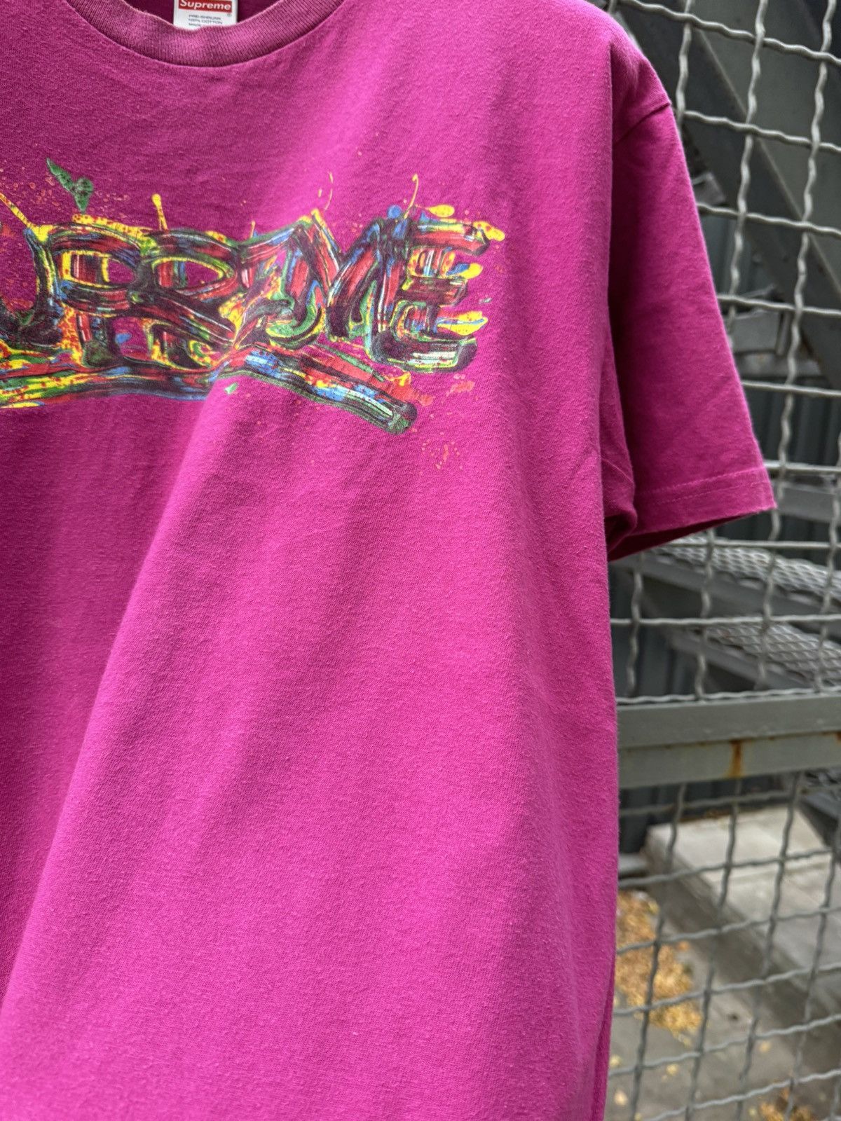 Supreme Supreme SS20 Paint Logo Graffiti Graphic T-Shirt Size US L / EU 52-54 / 3 - 11 Thumbnail