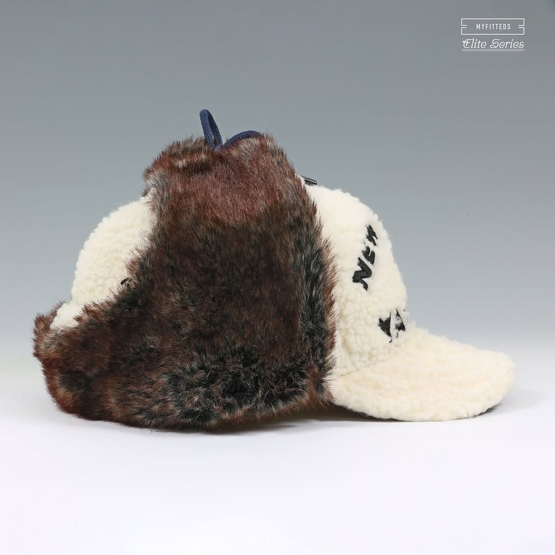 Hat Club NEW YORK YANKEES 75TH WS SHERPA DOG EAR NEW ERA FITTED CAP Size ONE SIZE - 3 Thumbnail