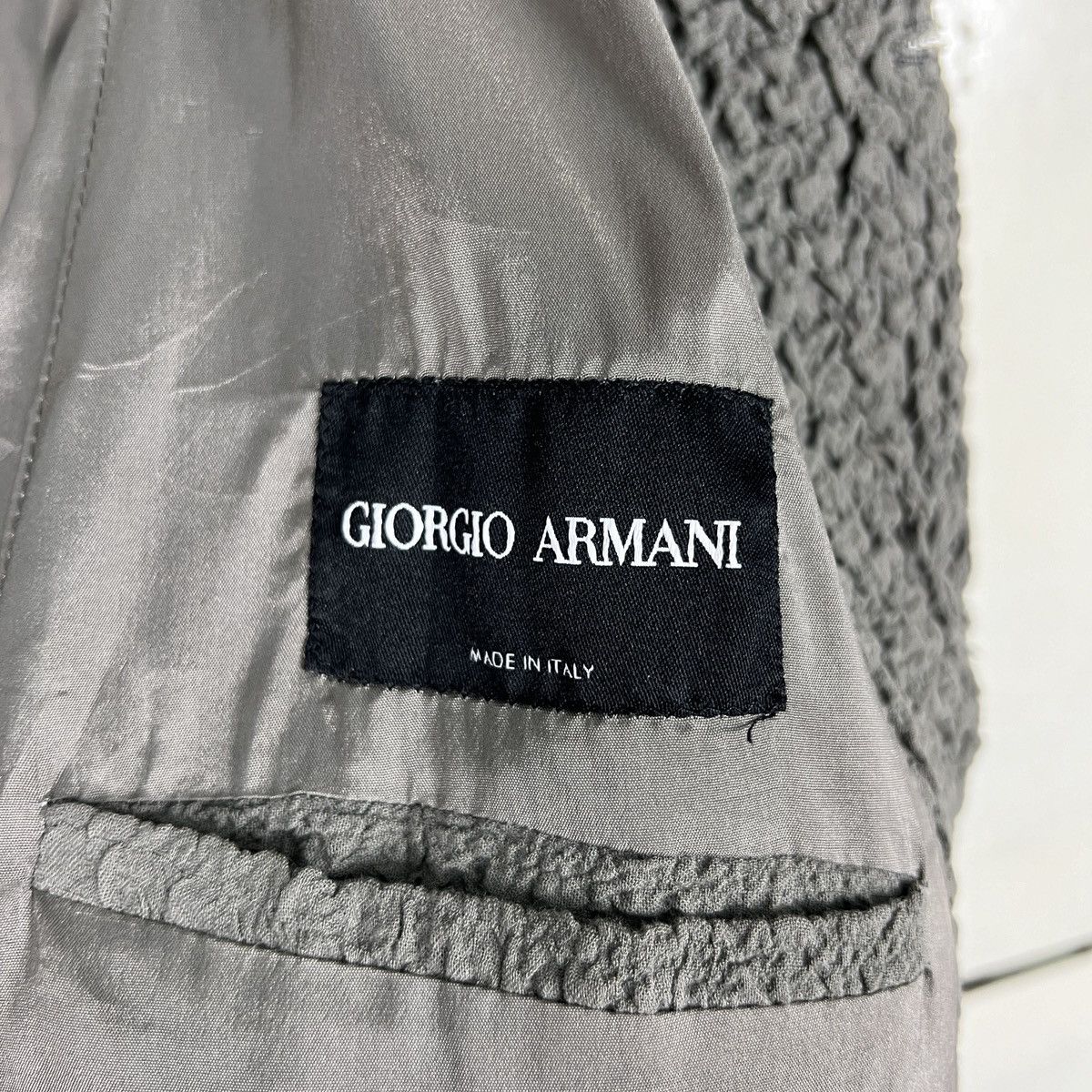Giorgio Armani 🔥 GIORGIO ARMANI PLEATED BLAZER Size US M / EU 48-50 / 2 - 15 Thumbnail