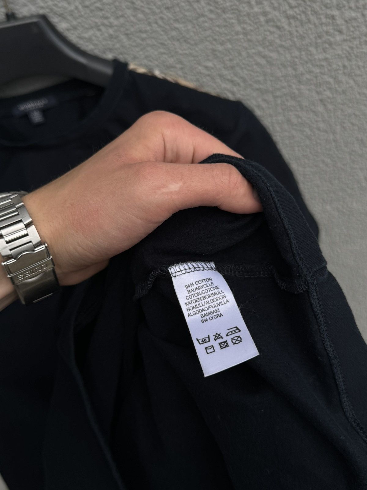 Burberry Burberry London T-shirt Check Navy Size US L / EU 52-54 / 3 - 7 Thumbnail