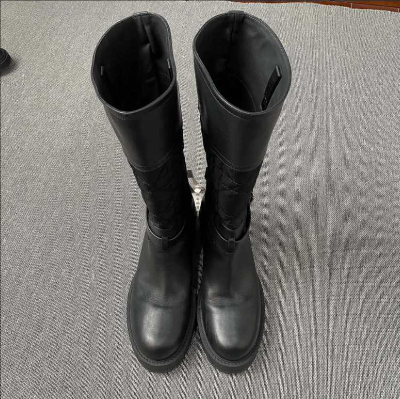 Dior Dior Calfskin Leather High Boot Size US 8 / IT 38 - 2 Thumbnail