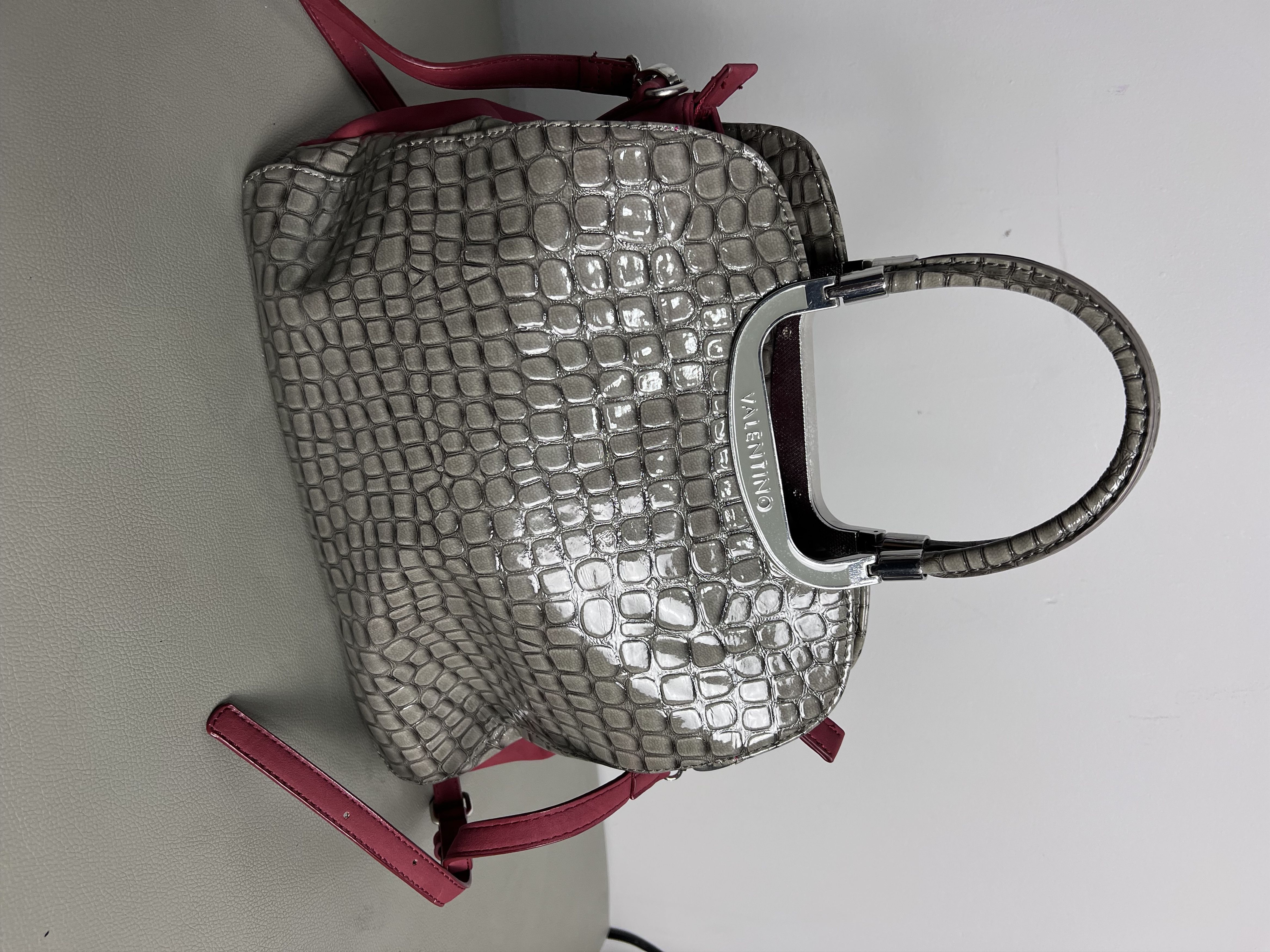 Mario Valentino Mario Valentino - Crocs Skin - 2 Way Bag Size ONE SIZE - 1 Thumbnail