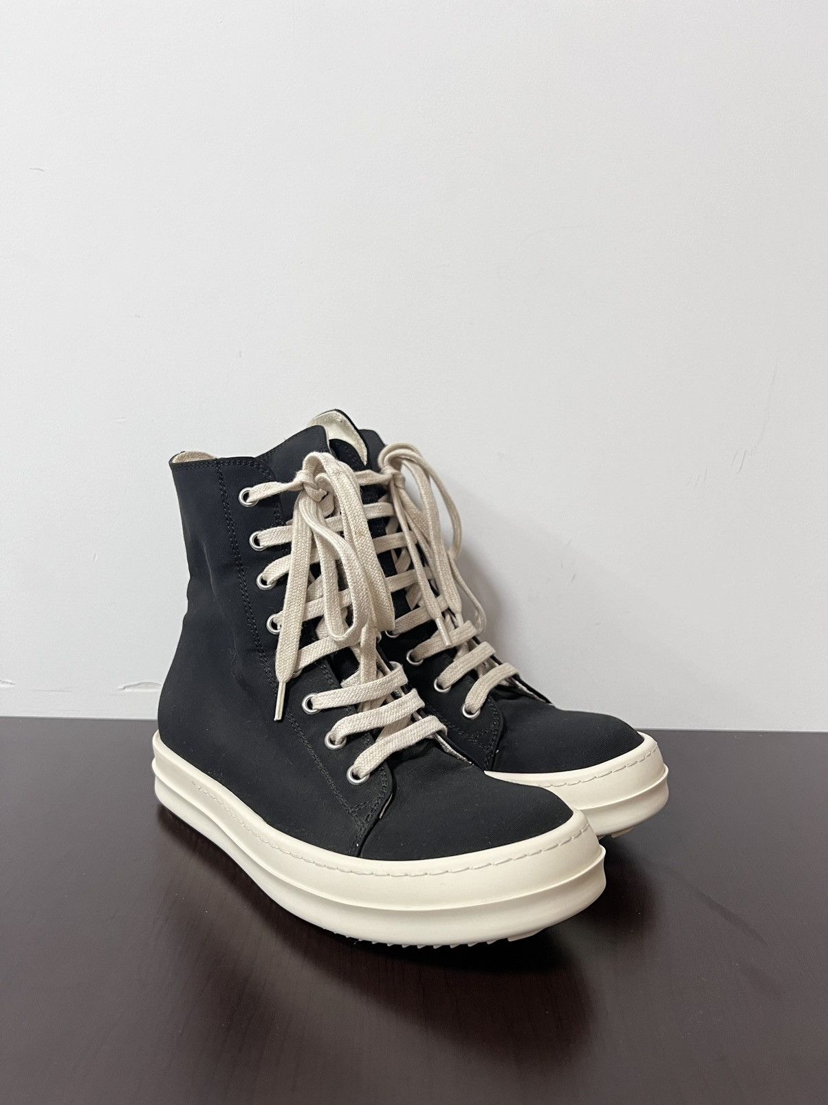 Rick Owens Drkshdw Rick owens ramones drkshdw high top sneakers Size US 5 / IT 35 - 5 Thumbnail