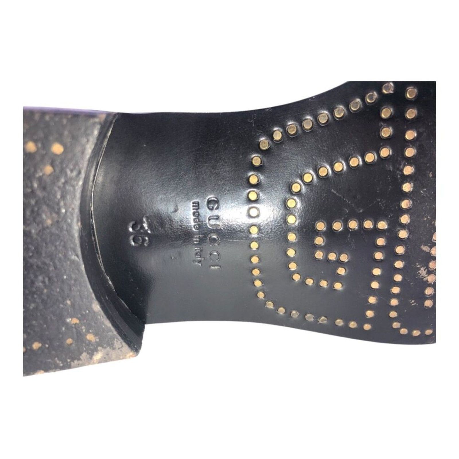 Gucci GUCCI Cordovan Lux Leather ankle boots in Great White 36 Size US 6 / IT 36 - 11 Thumbnail