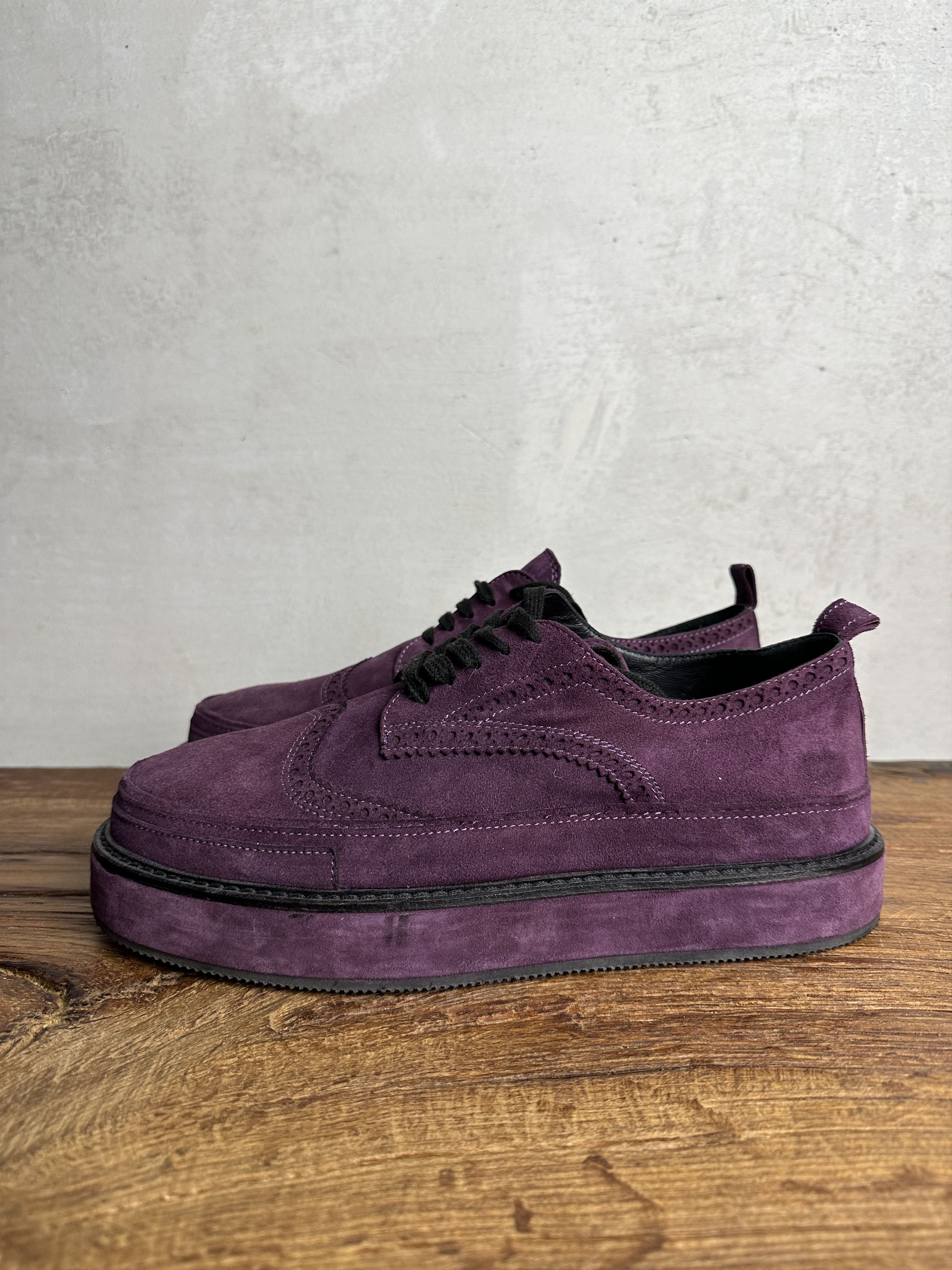 Ann Demeulemeester Ann Demeulemeester Suede Derby Shoes Size US 9 / IT 39 - 2 Thumbnail