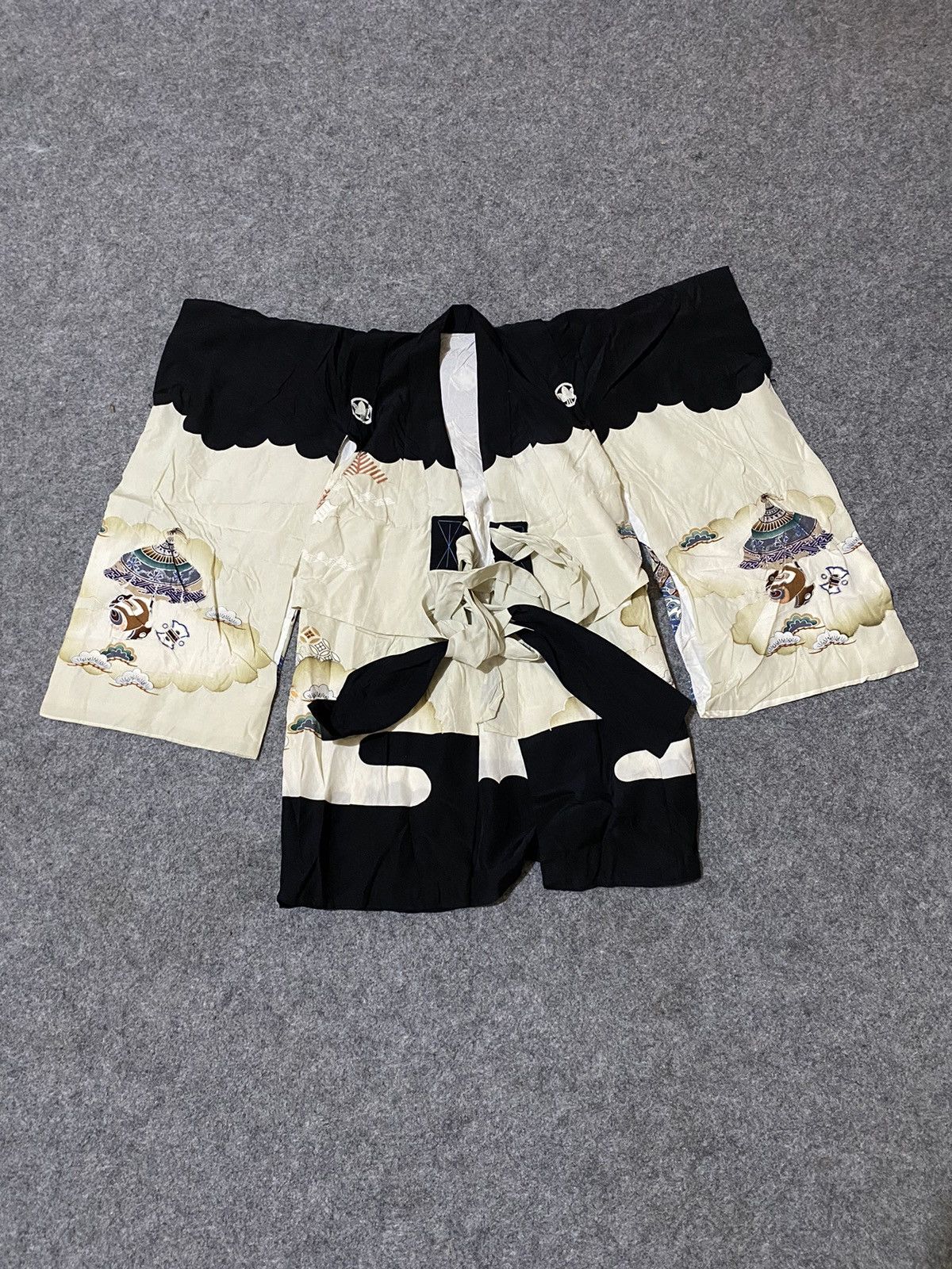 Japanese Brand 60s Vtg Rare Sukajan Kimono Classic Script Size US S / EU 44-46 / 1 - 7 Thumbnail