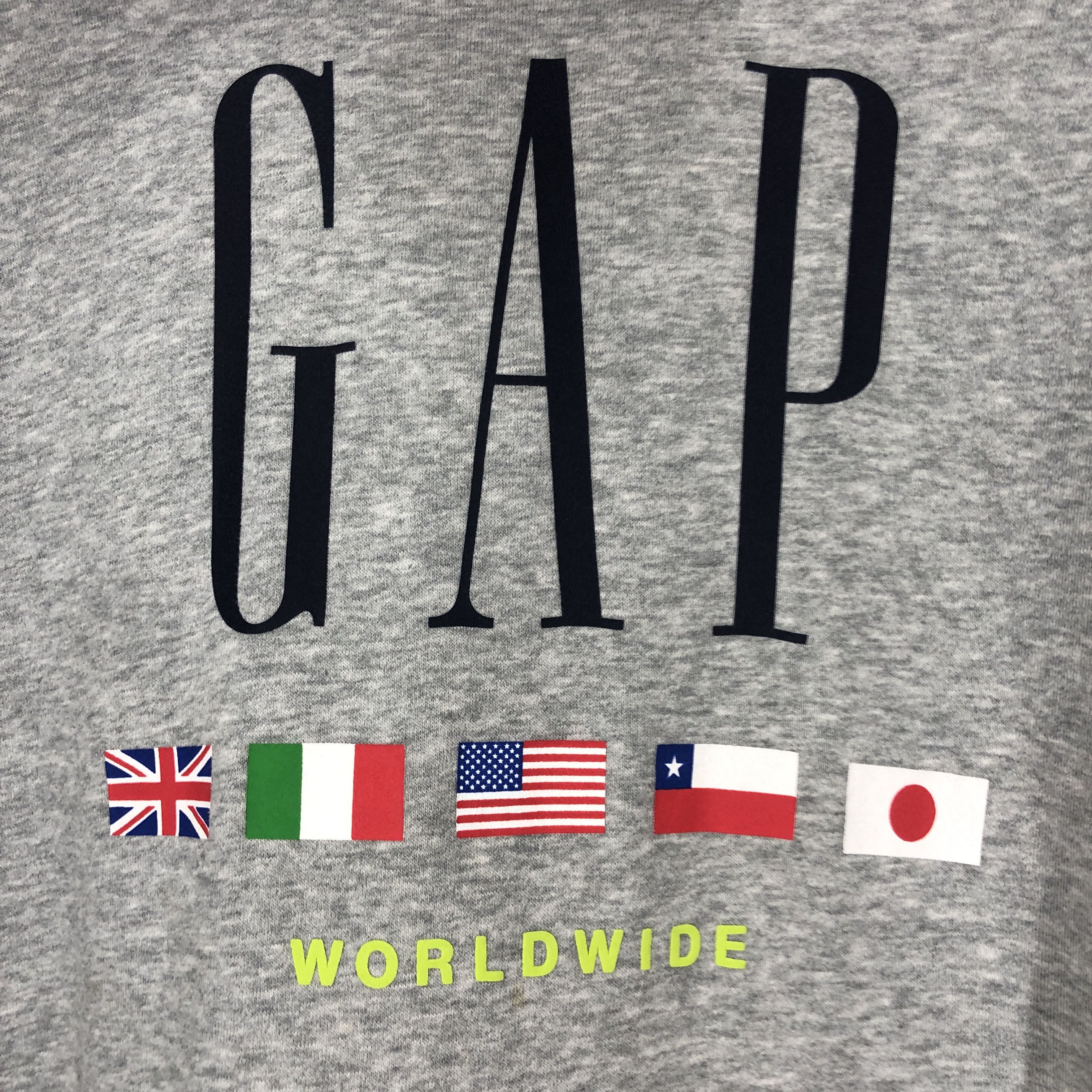 Gap GAP World Flag Hoodie Pullover #1607/02 Size US XL / EU 56 / 4 - 2 Thumbnail
