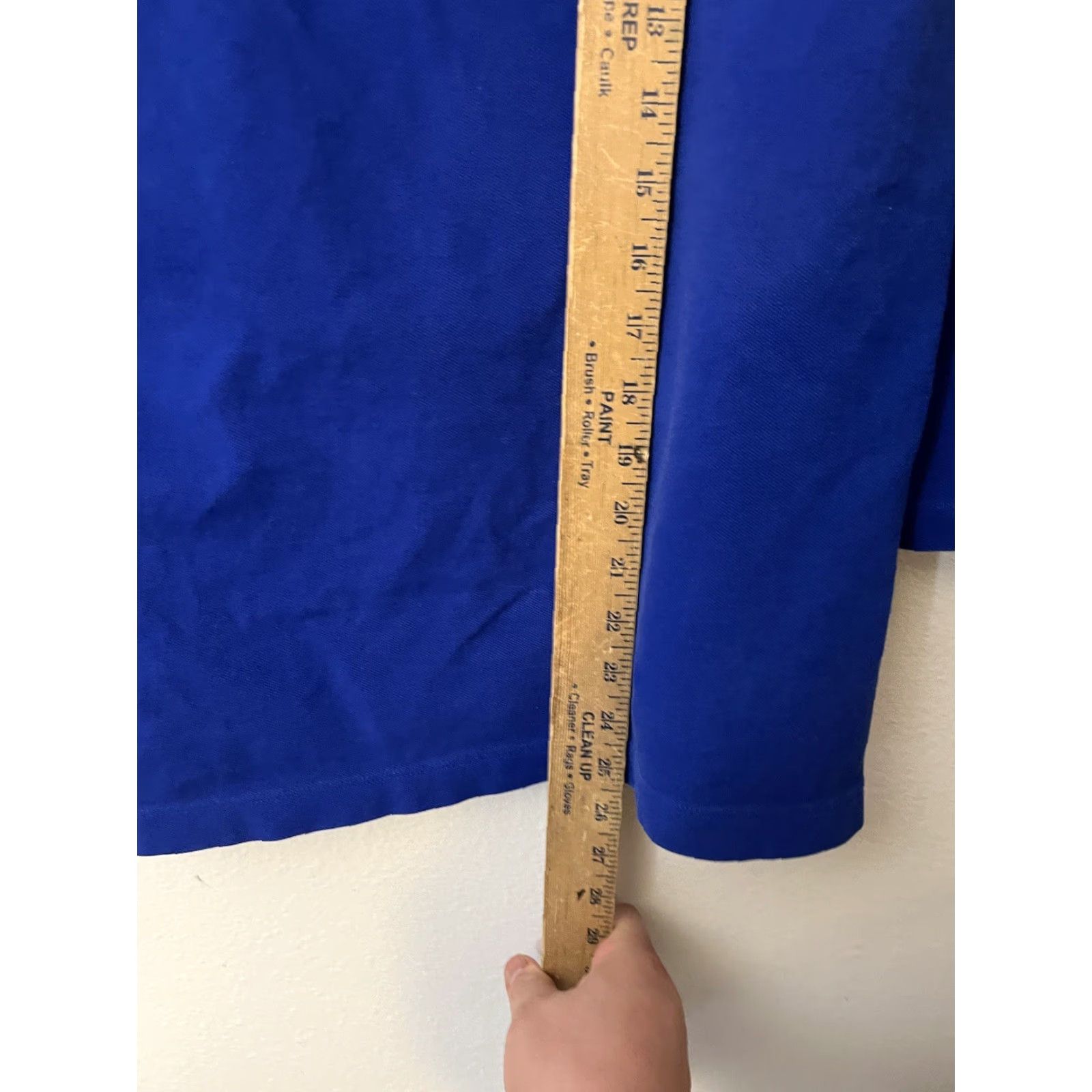 Lands' End Lands' End Blue Henley Hoodie Top Women's XS 3/4 Sleeve Knit Pullover Size XS / US 0-2 / IT 36-38 - 4 Thumbnail