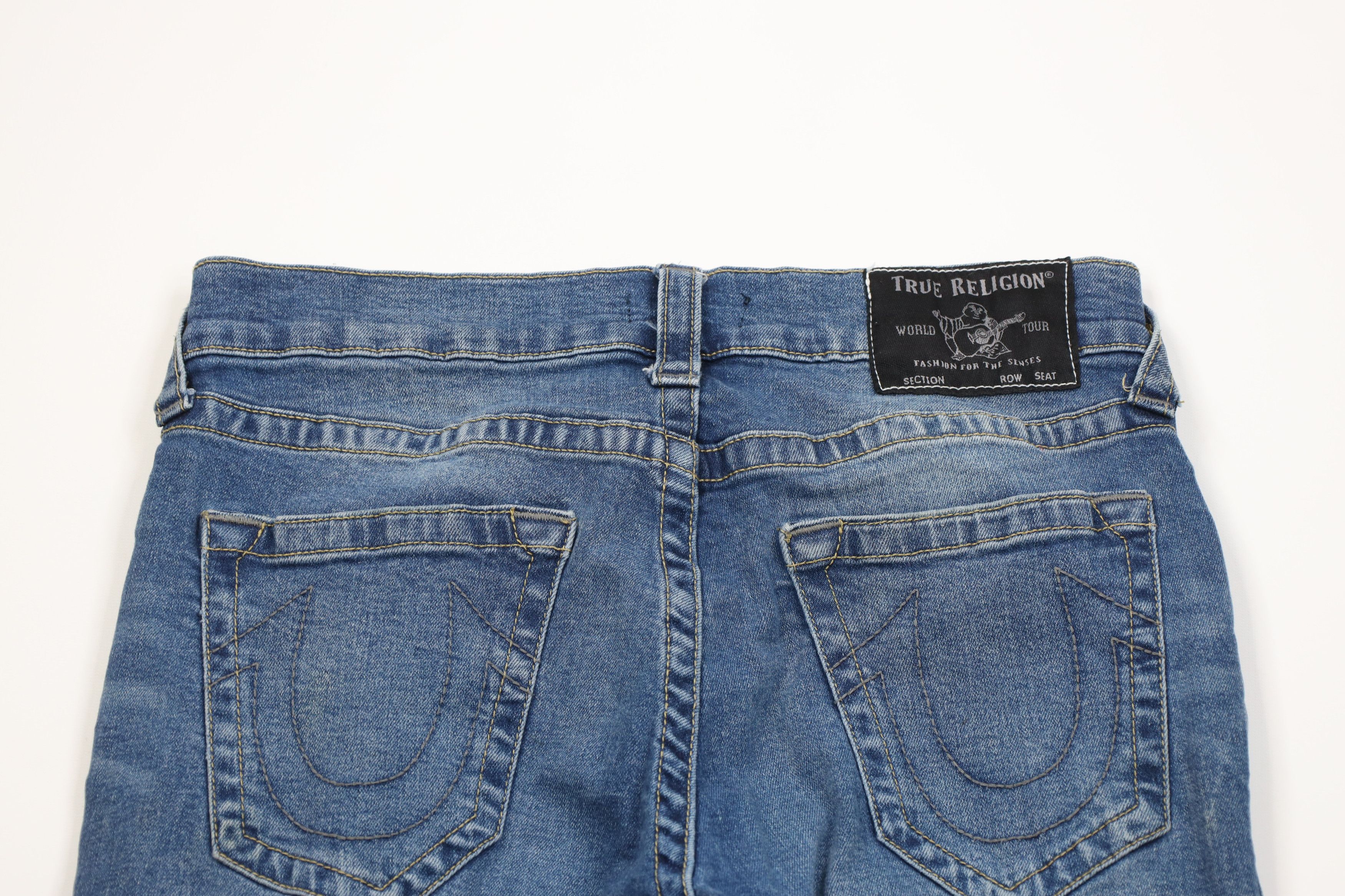 True Religion True Religion Stretch Ricky Relaxed Fit Denim Jeans Blue Size US 31 - 13 Thumbnail