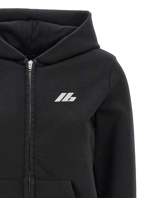 Balenciaga o1s1wg110226 Activewear Zip-Up Hoodie Small Fit In Black Size US S / EU 44-46 / 1 - 3 Thumbnail