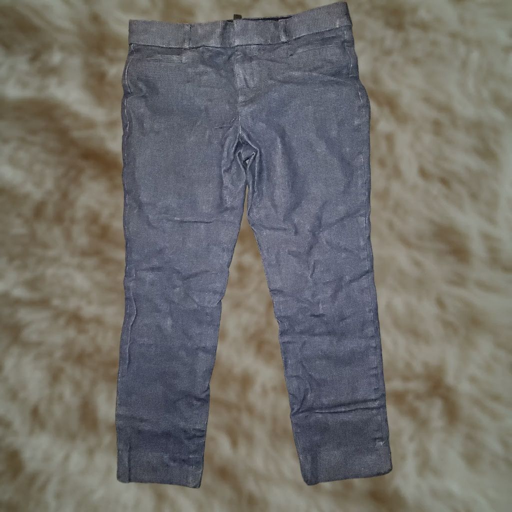 Banana Republic Banana Republic Sloan Pants Women's 4 Blue Stretch Casual Preppy Low Rise Size 27" / US 4 / IT 40 - 1 Thumbnail