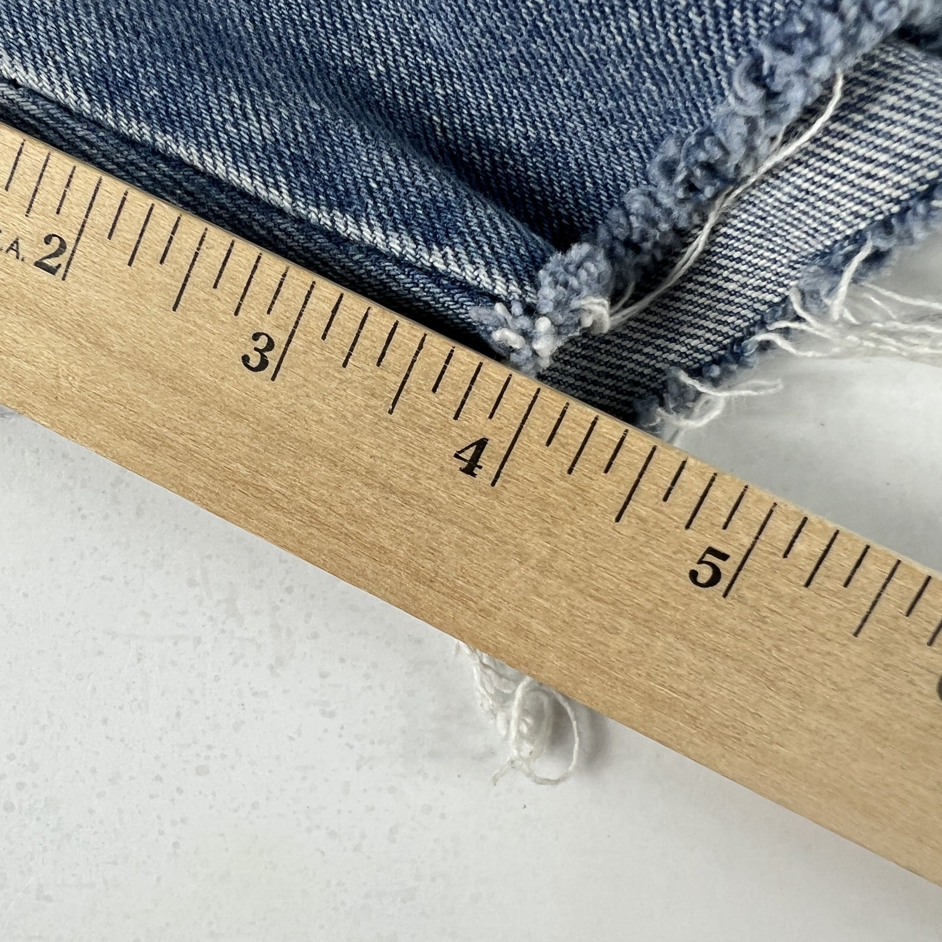 Wrangler VTG Wrangler Shorts Faded Cut Off Denim Jorts Talon Zipper Size US 30 / EU 46 - 12 Thumbnail