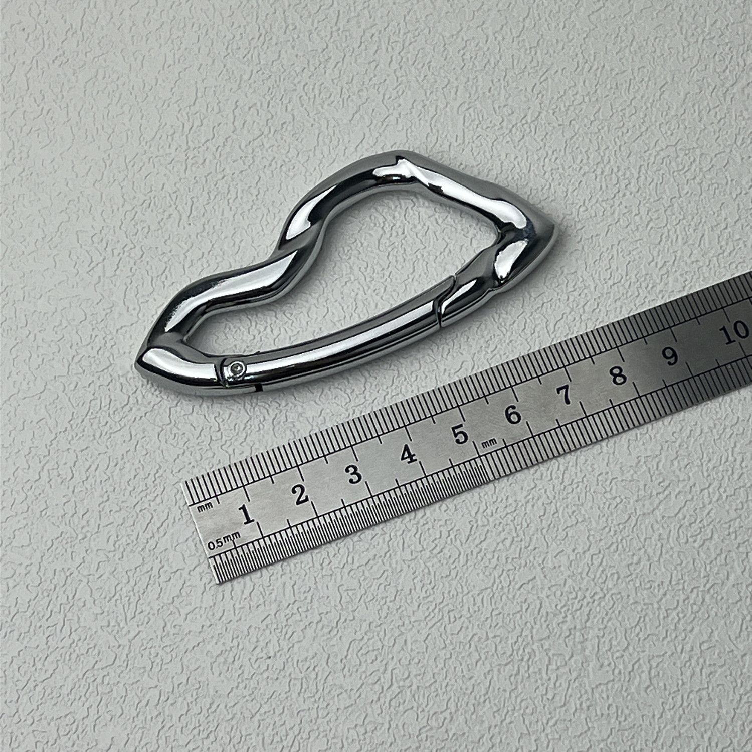 Vintage Silver Jeans Carabiner Belt Loop Size ONE SIZE - 1 Preview