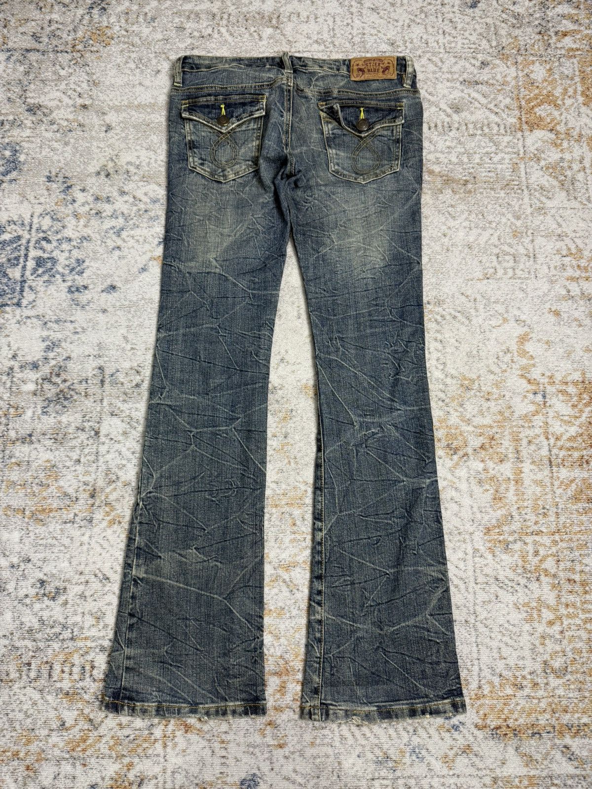 Tornado Mart Steer blue y2k ifsix style denim pants Size US 32 / EU 48 - 4 Thumbnail