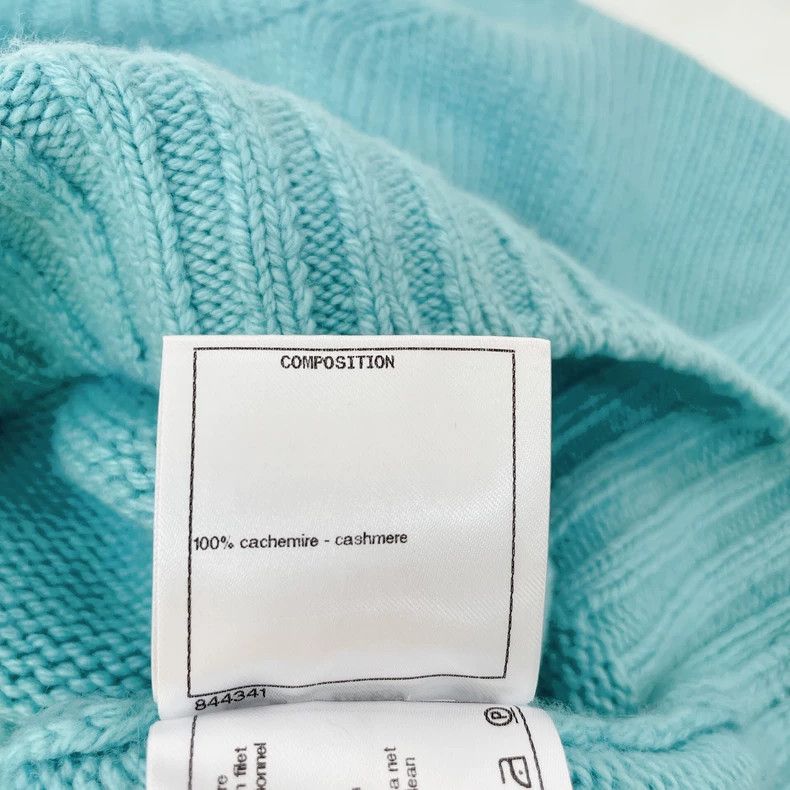 Chanel Chanel Nailed letter cashmere knitted long sleeves 2504-Nex Size XXS / US 00 / IT 34 - 8 Thumbnail